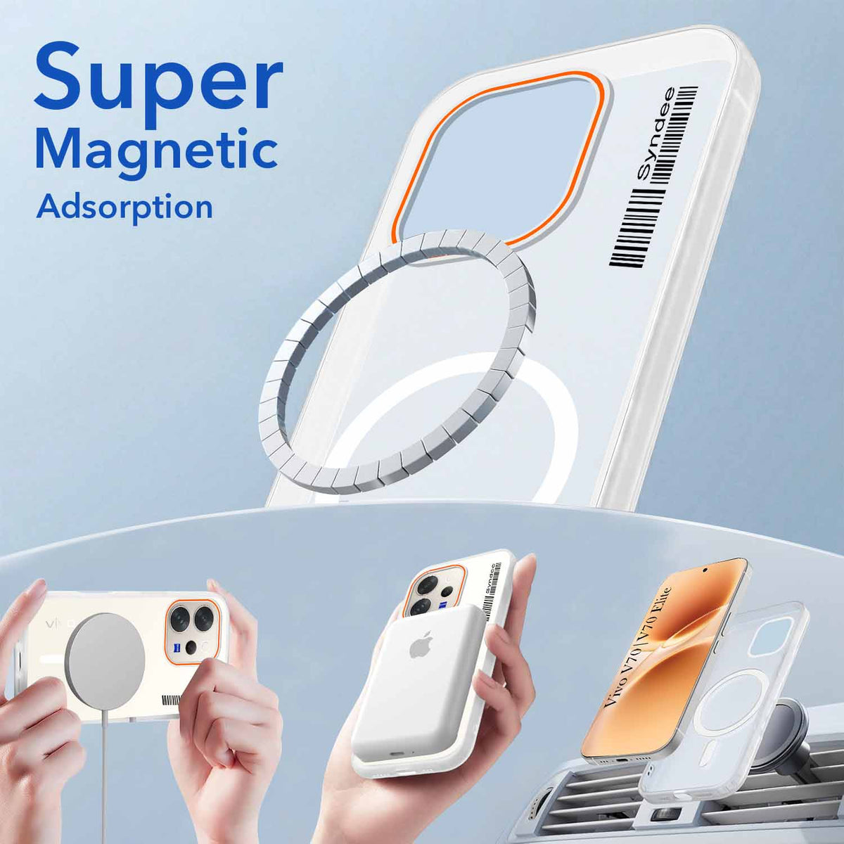 For Vivo V70 | Vivo V70 Elite 5G Back Cover Case (Soft Touch | Camera Bump Protection | MagSafe Compatible | Matte Finish)