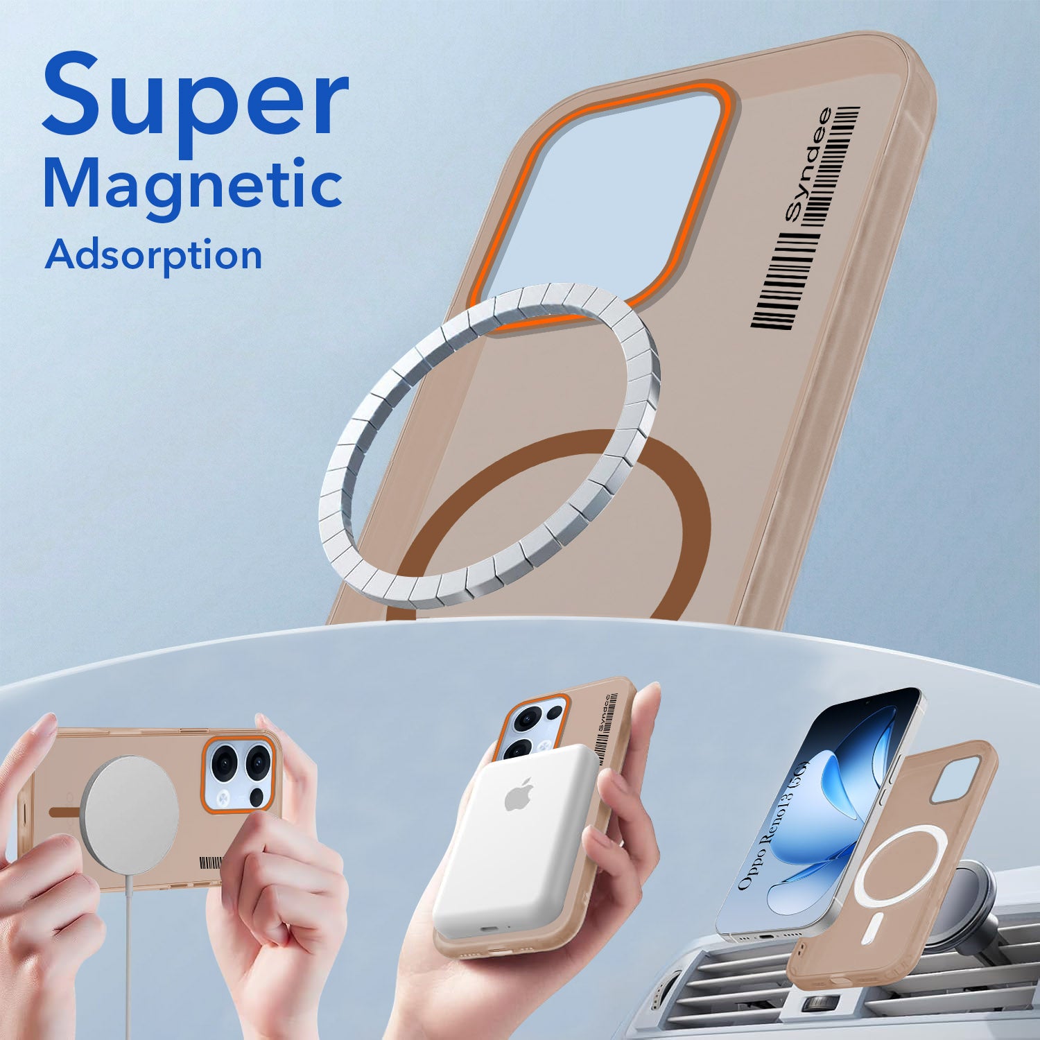 For Oppo Reno13 5G | Oppo Reno 13 5G Back Cover Case (Soft Touch | Camera Bump Protection | MagSafe Compatible | Matte Finish)