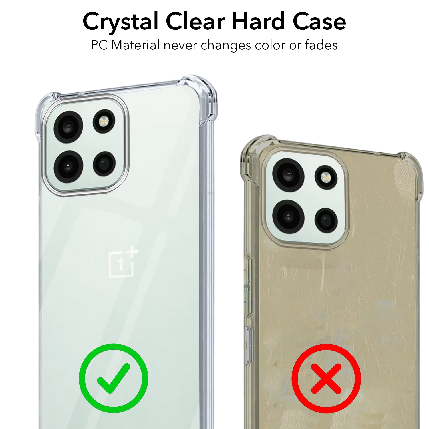 For Oneplus Nord 6 Back Cover Shockproof Crystal-Clear (Drop & Camera Protection | Hard Polycarbonate)