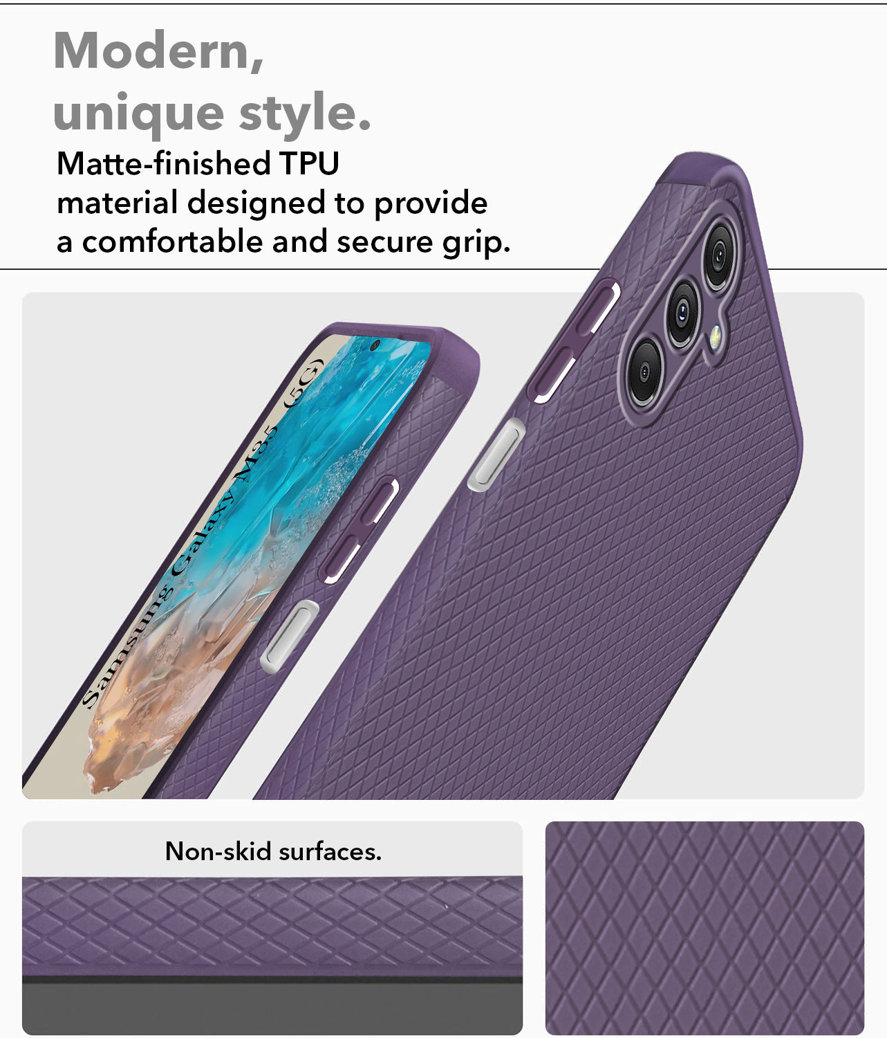 For Samsung Galaxy M35 5G Back Cover ( Silicone Clear Shockproof Case with Camera Protection | Soft and Flexible | Transparent)