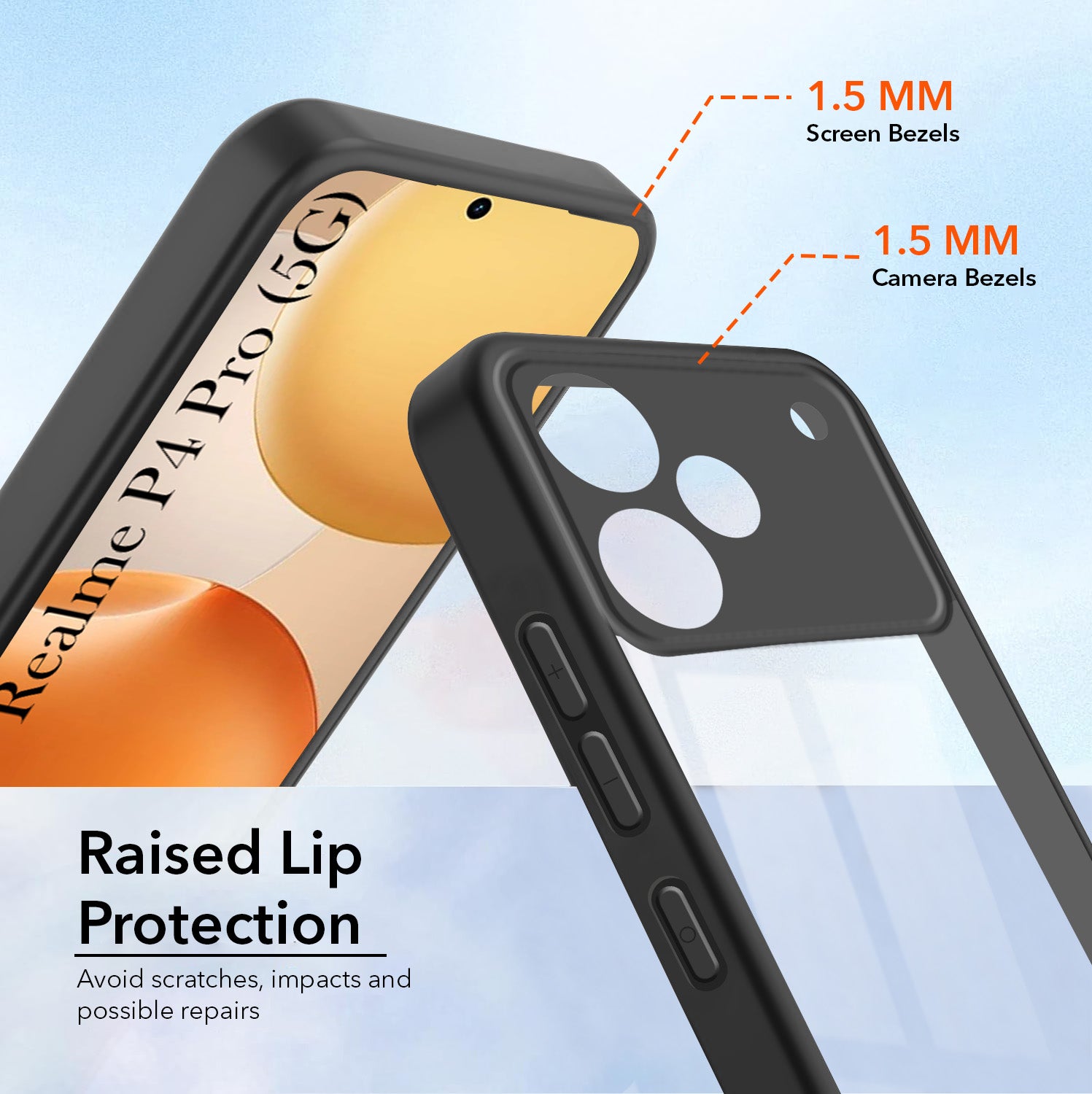 For Realme P4 Pro Back Cover Case Ultra-Hybrid (Lifetime Anti Yellow | Anti Scratch | Crystal Clear Shockproof)