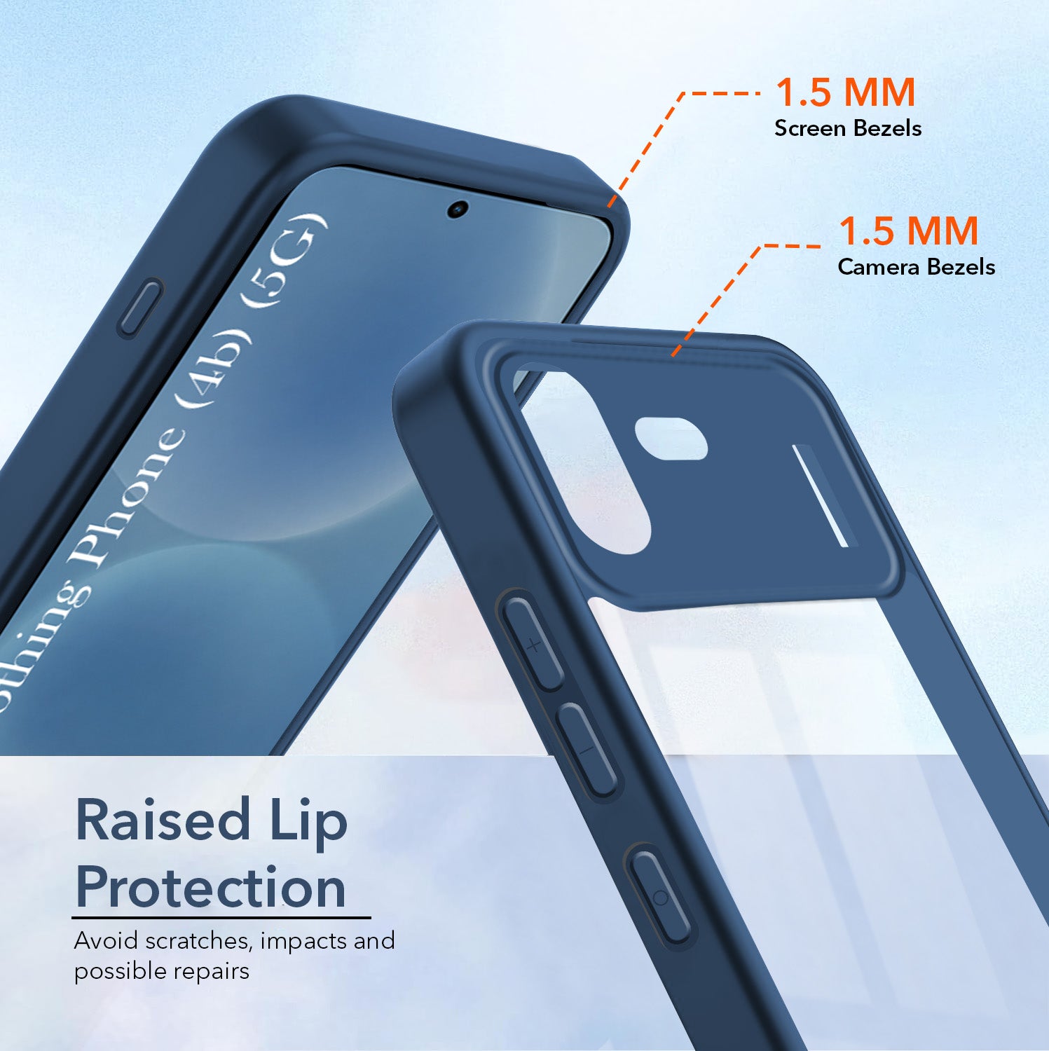 For Nothing Phone 4B 5G Back Cover Case Ultra-Hybrid (Lifetime Anti Yellow | Anti Scratch | Crystal Clear Shockproof)