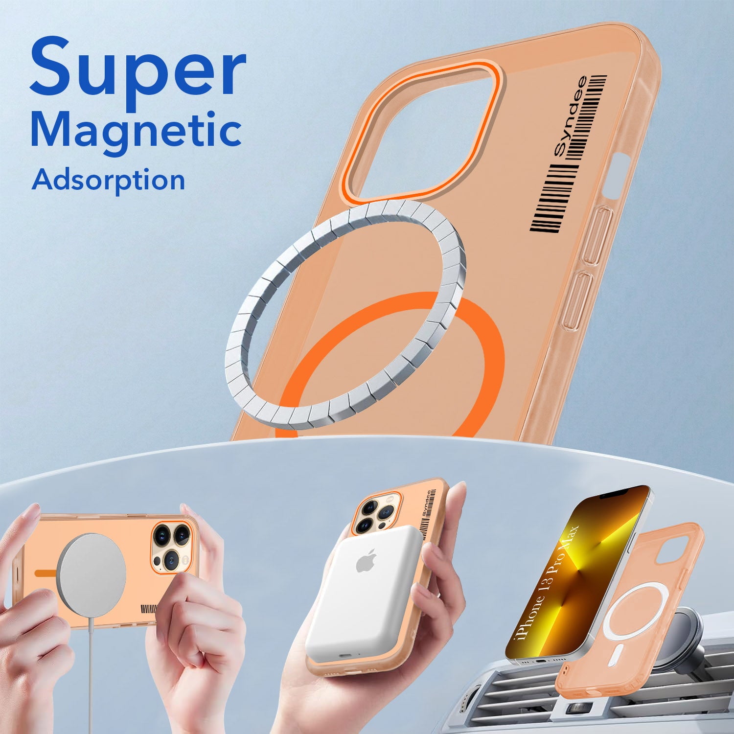 For Apple iPhone 13 Pro Max Back Cover Case  (Soft Touch | Camera Bump Protection | MagSafe Compatible | Matte Finish)