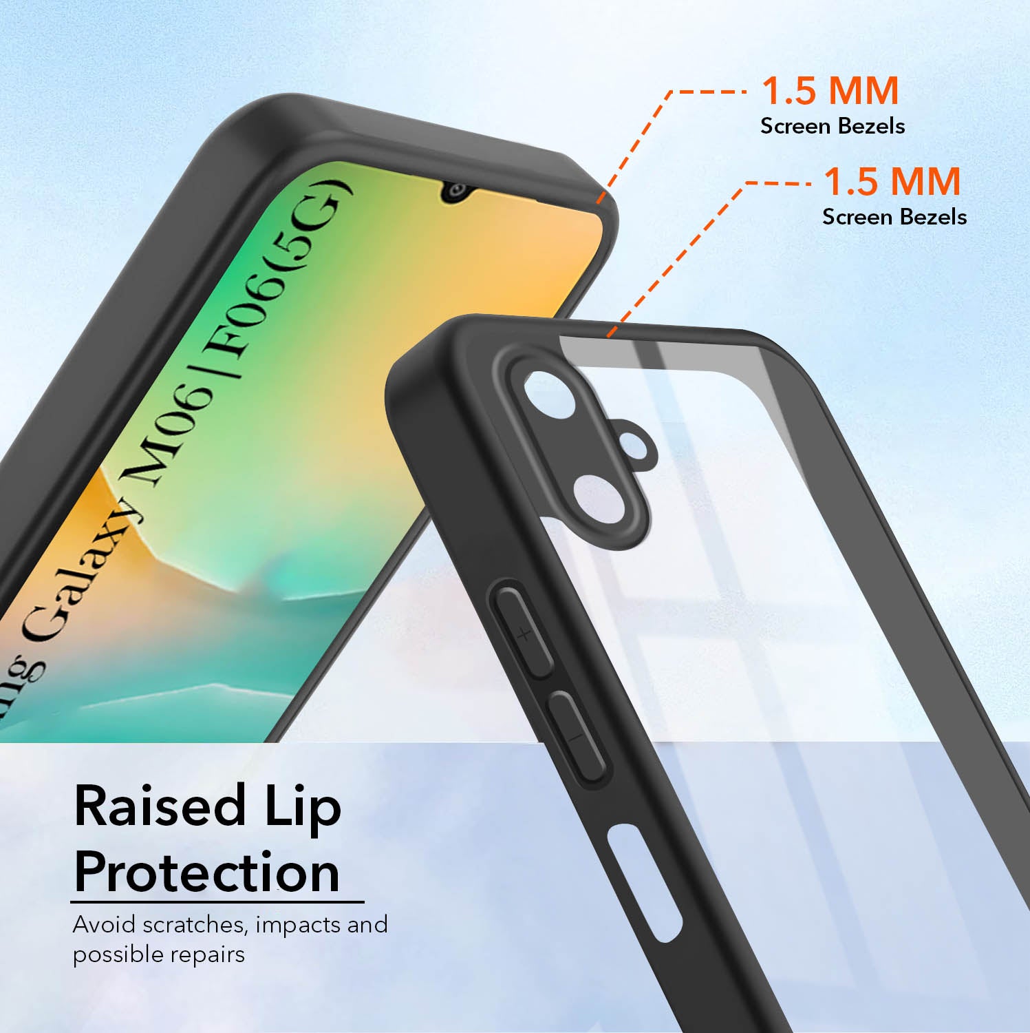 For Samsung Galaxy F06 | Samsung Galaxy M06 Back Cover Case (Lifetime Anti Yellow | Anti Scratch | Crystal Clear Shockproof)