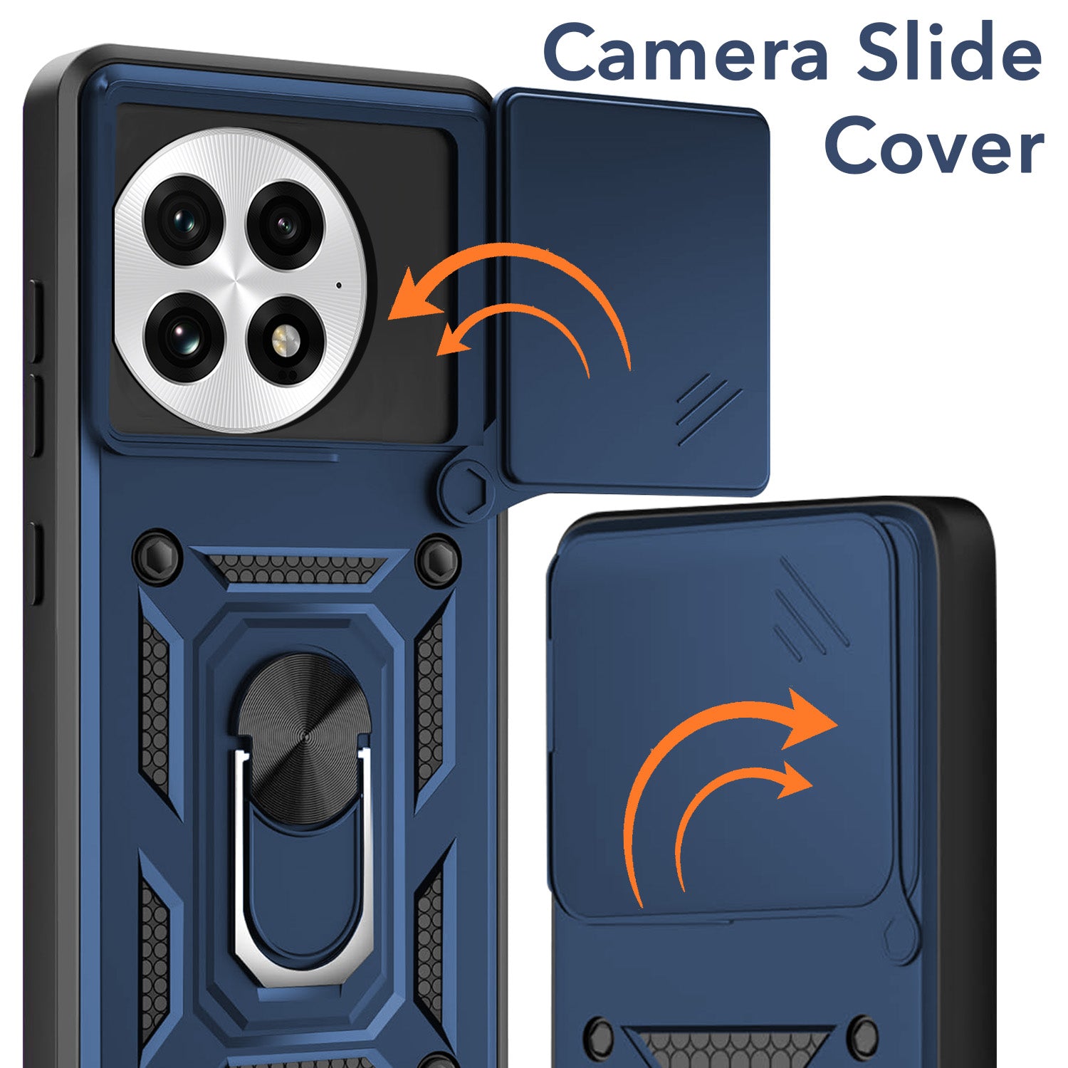 For OnePlus 13 Back Cover Case (Hybrid Dual Armor Polycarbonate)