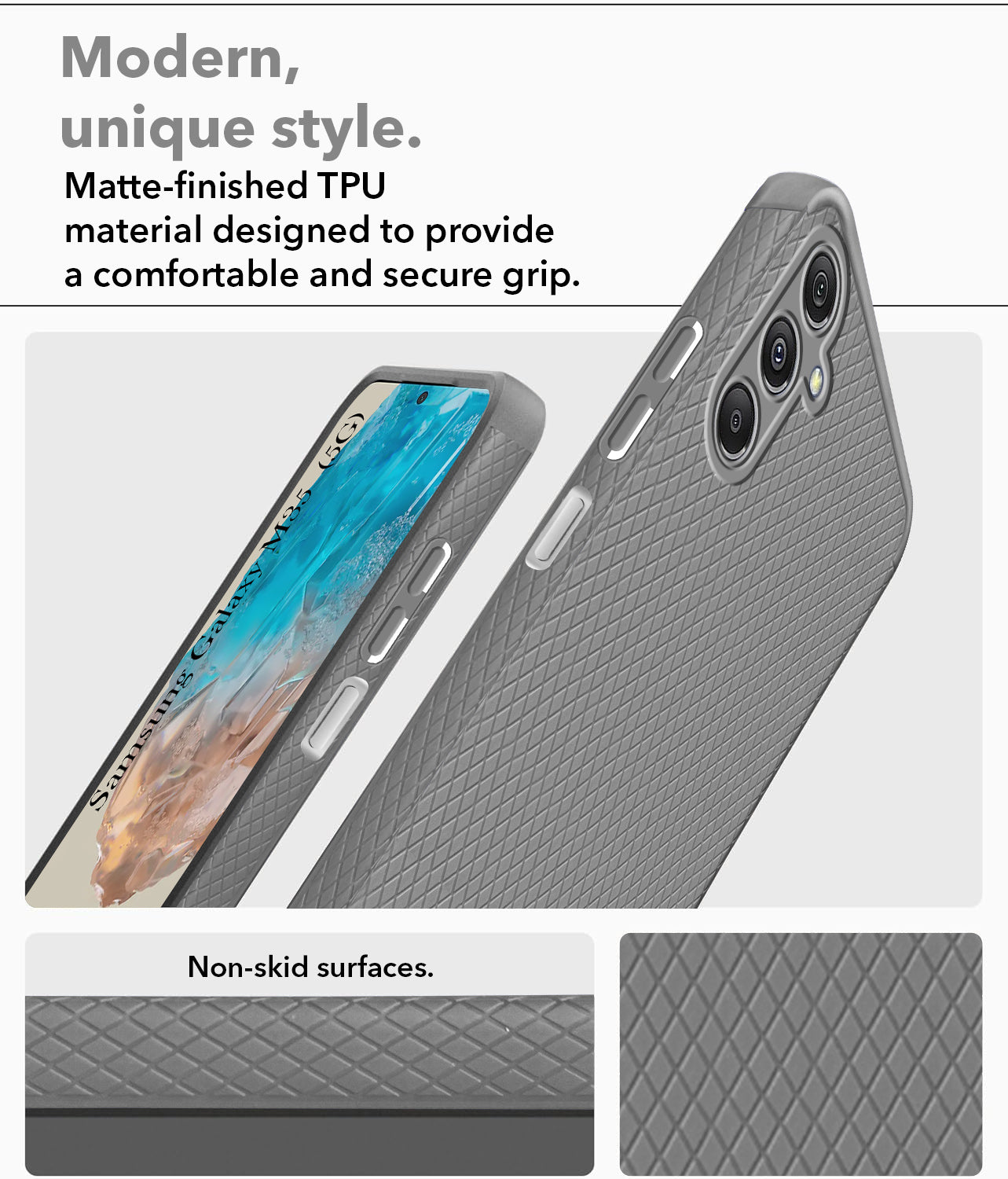 For Samsung Galaxy M35 5G Back Cover ( Silicone Clear Shockproof Case with Camera Protection | Soft and Flexible | Transparent)