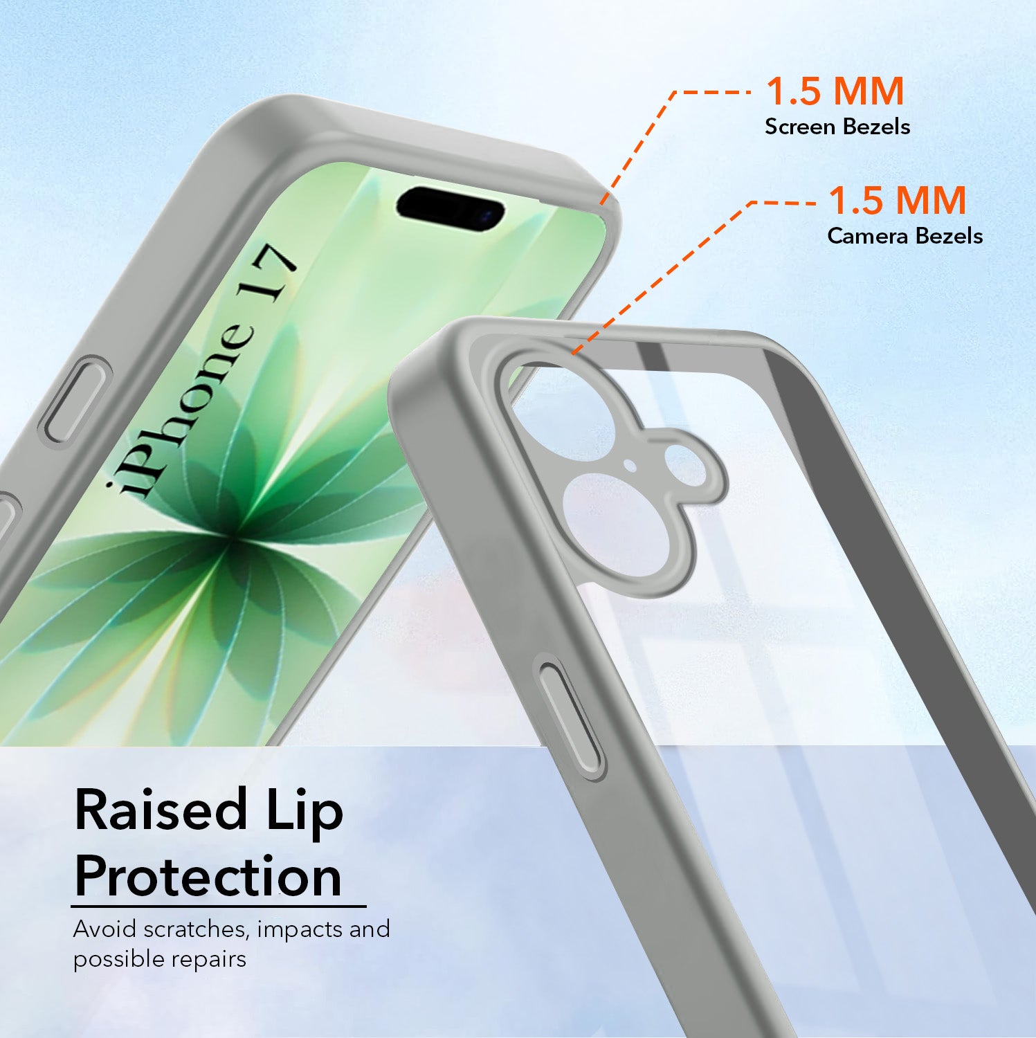 For Apple iPhone 17 Back Cover Case Ultra-Hybrid (Lifetime Anti Yellow | Anti Scratch | Crystal Clear Shockproof)