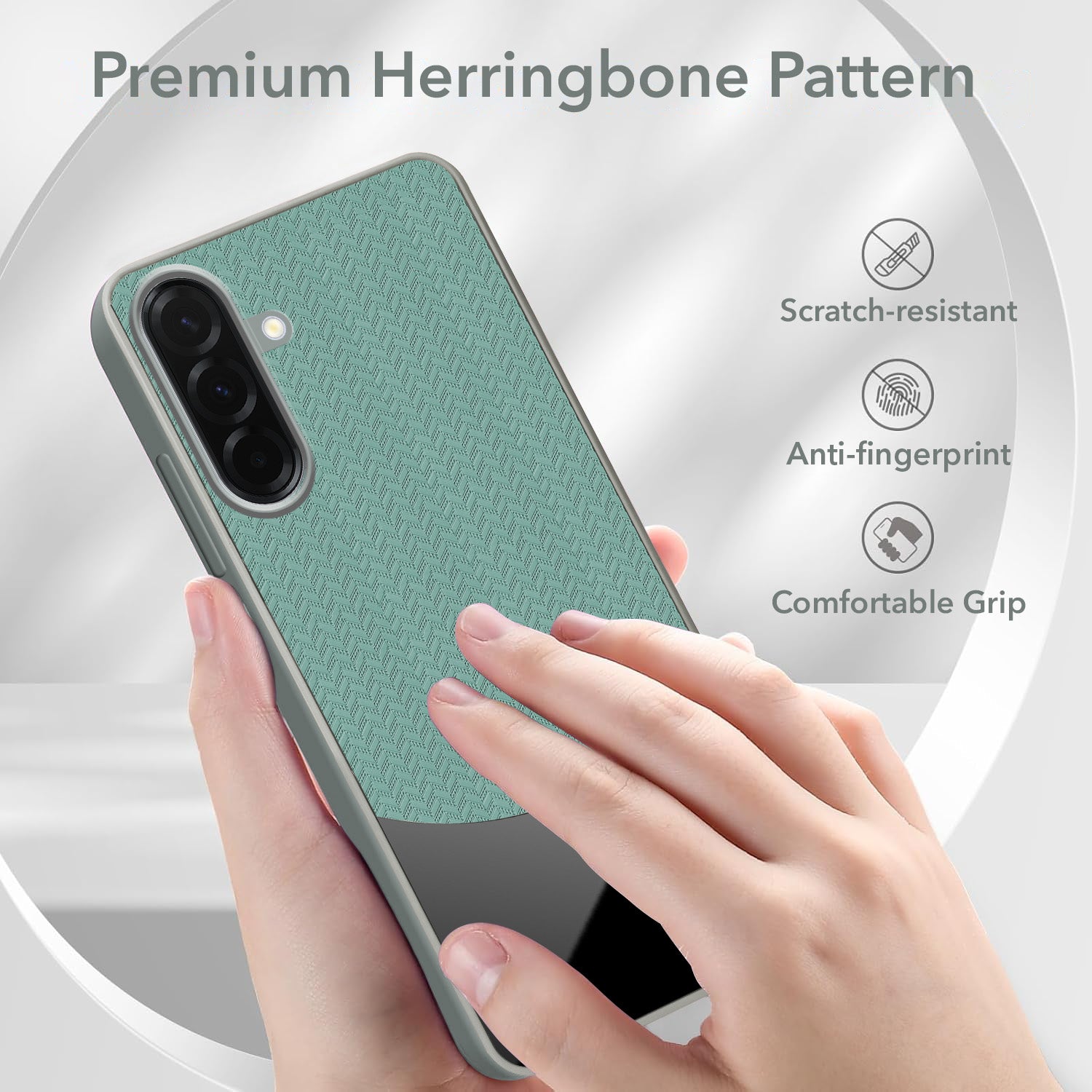 For Samsung Galaxy A36 5G Silicone Finish Back Cover Case (Premium Minimalist Professional Feel | Camera Protection Bump)