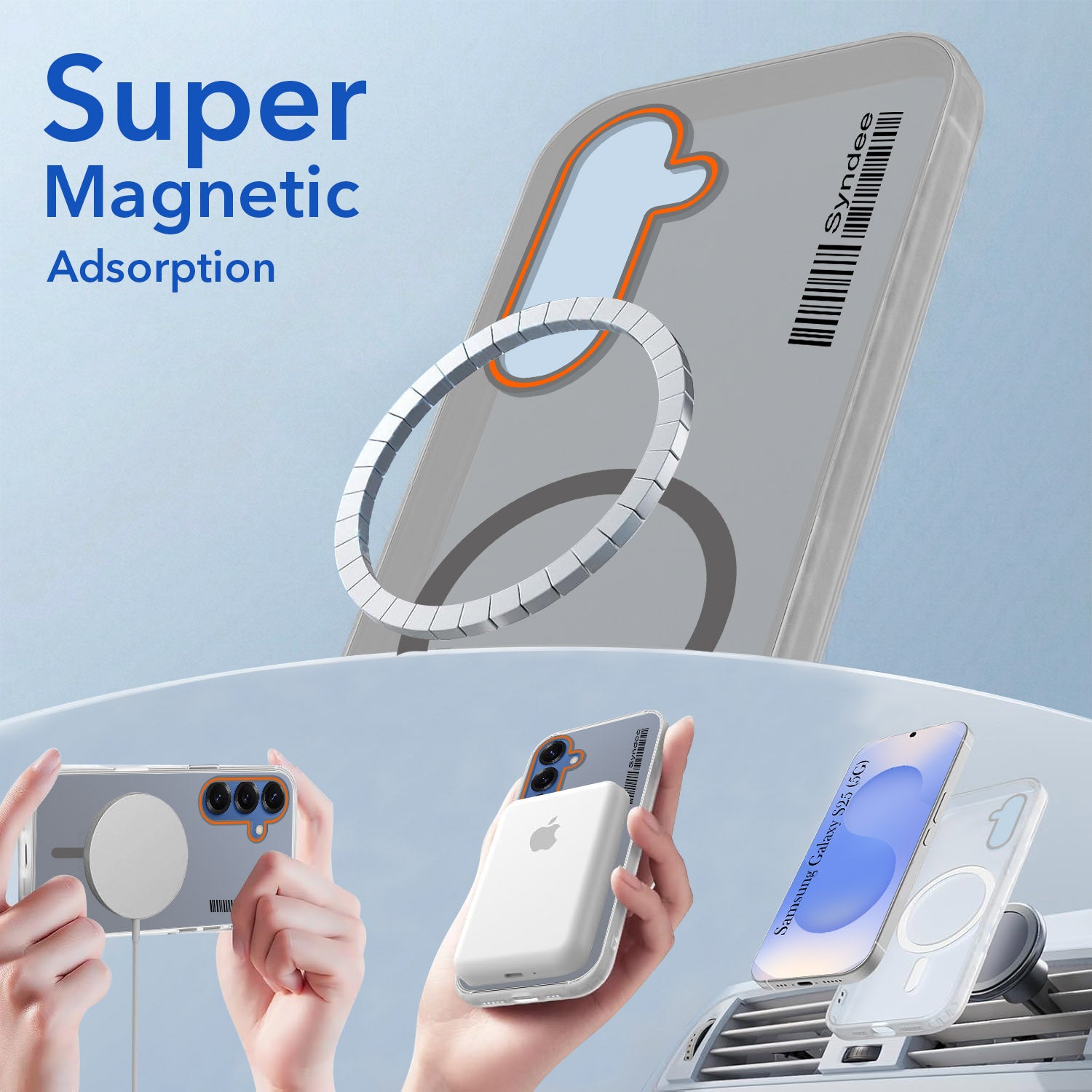 For Samsung Galaxy S25 Back Cover Case (Soft Touch | Camera Bump Protection | MagSafe Compatible | Matte Finish)