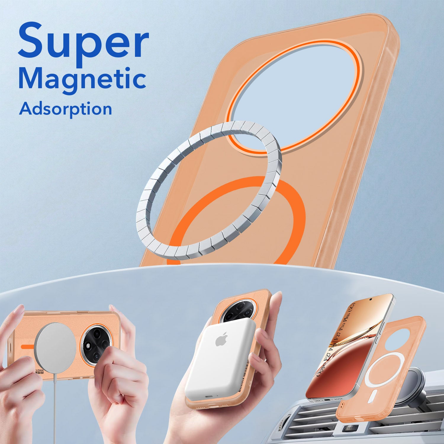 For Oppo F27 Pro | Oppo F27 Pro Plus Back Cover Case (Soft Touch | Camera Bump Protection | MagSafe Compatible | Matte Finish)