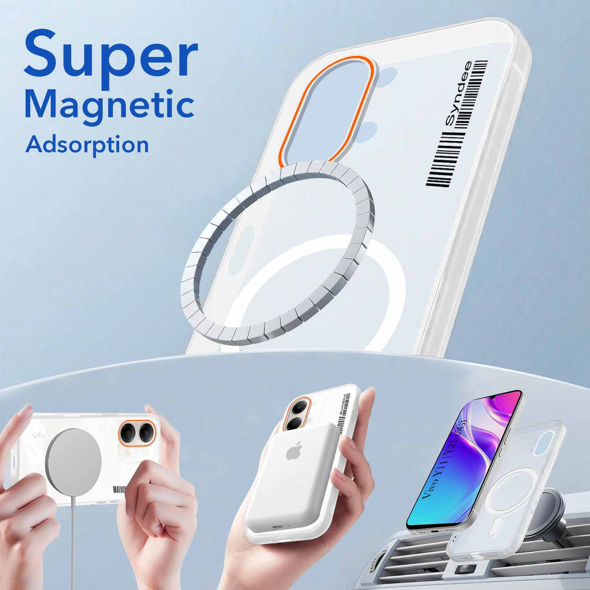 For Vivo Y11 | Vivo Y21 5G Back Cover Case (Soft Touch | Camera Bump Protection | MagSafe Compatible | Matte Finish)
