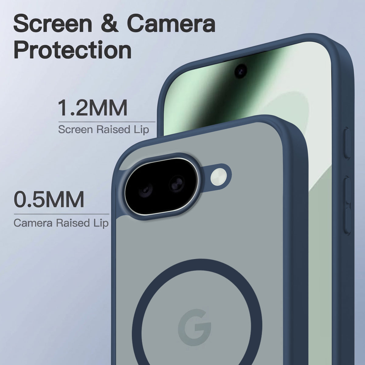 For Google Pixel 10a Matte Finish Back Case Cover (MagSafe Compatible | Translucent Soft Touch | Slim and Unbreakable)