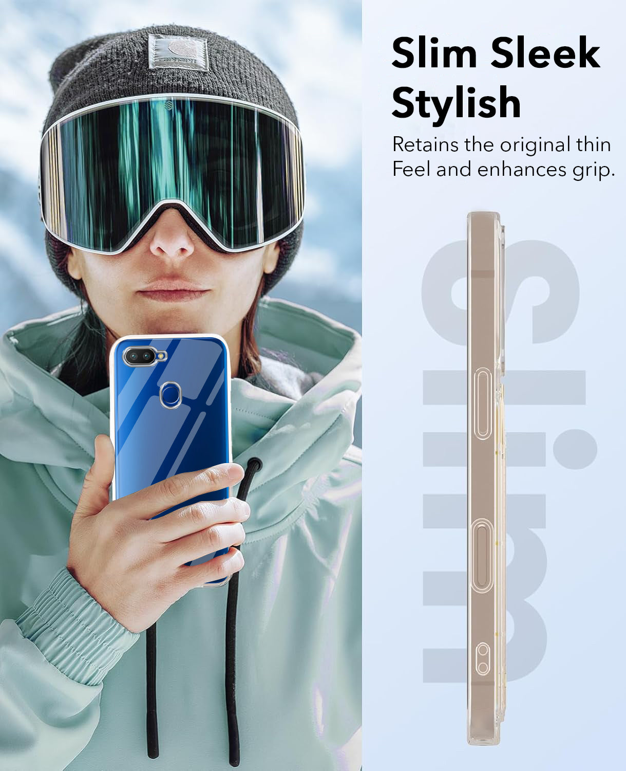 For Realme 2 Pro | Realme U1 Back Cover Case Lifetime Anti-Yellow Clear (Sleek Hard Crystal | Shockproof and Camera Protection)