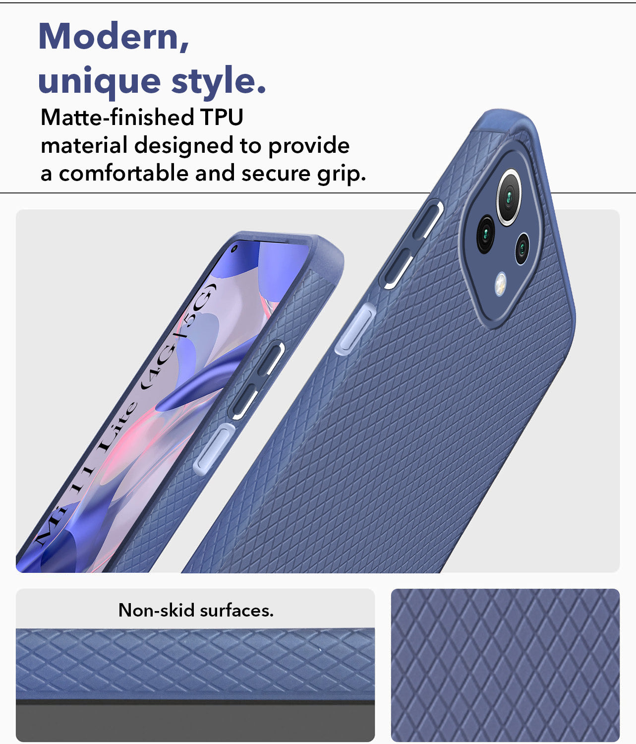 For Xiaomi Mi 11 Lite 4G | 11 Lite 5G Back Cover ( Silicone Clear Shockproof Case with Camera Protection | Soft and Flexible | Transparent)