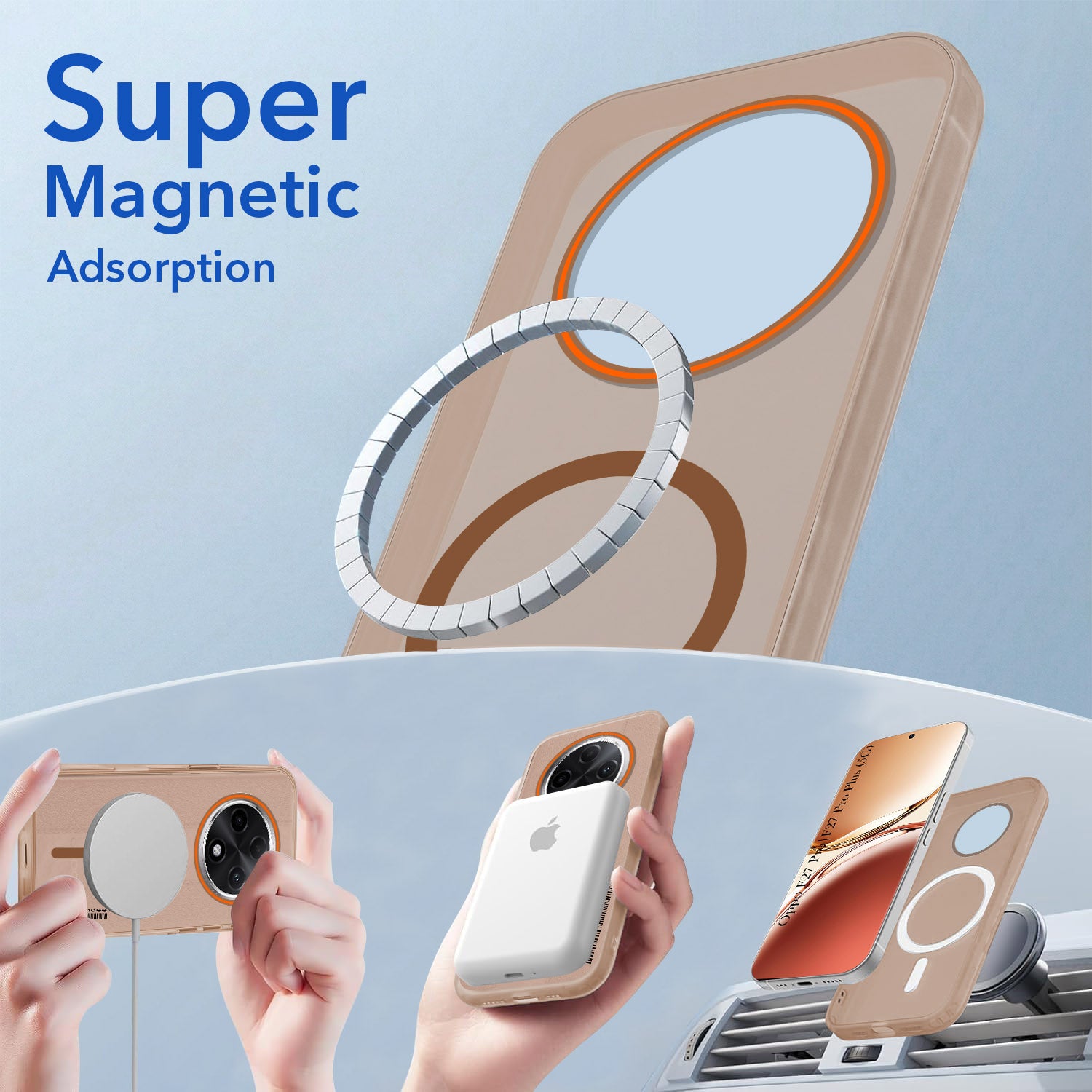 For Oppo F27 Pro | Oppo F27 Pro Plus Back Cover Case (Soft Touch | Camera Bump Protection | MagSafe Compatible | Matte Finish)