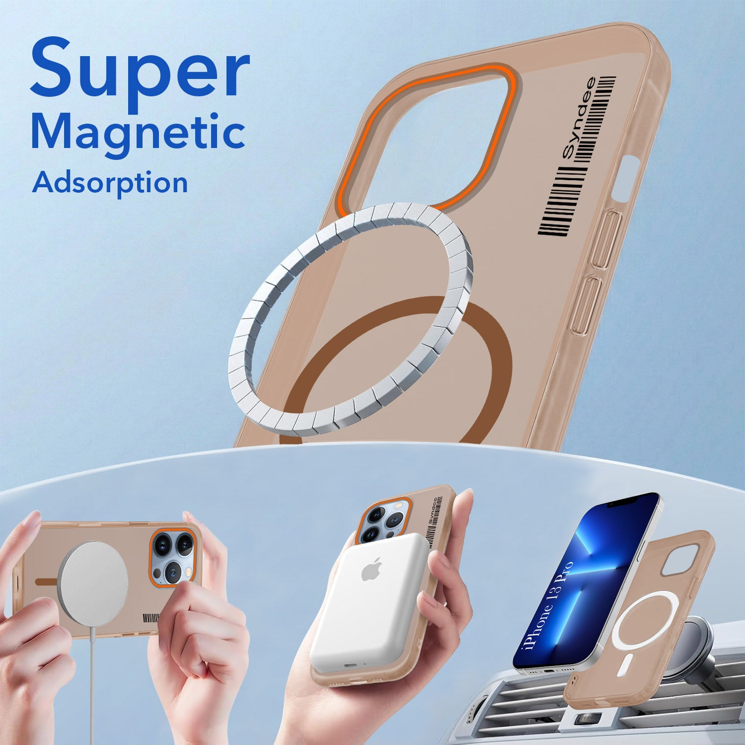 For Apple iPhone 13 Pro Back Cover Case (Soft Touch | Camera Bump Protection | MagSafe Compatible | Matte Finish)