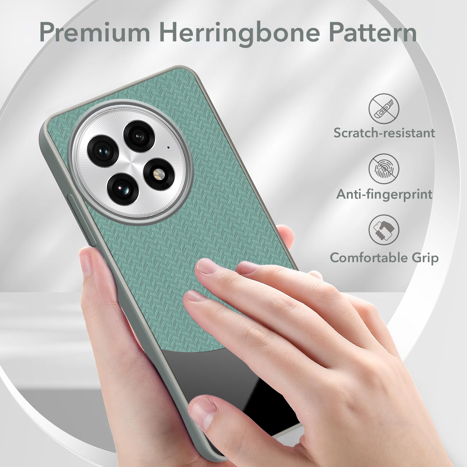 For OnePlus 13 Silicone Finish Back Cover Case (Premium Minimalist Professional Feel | Camera Protection Bump)
