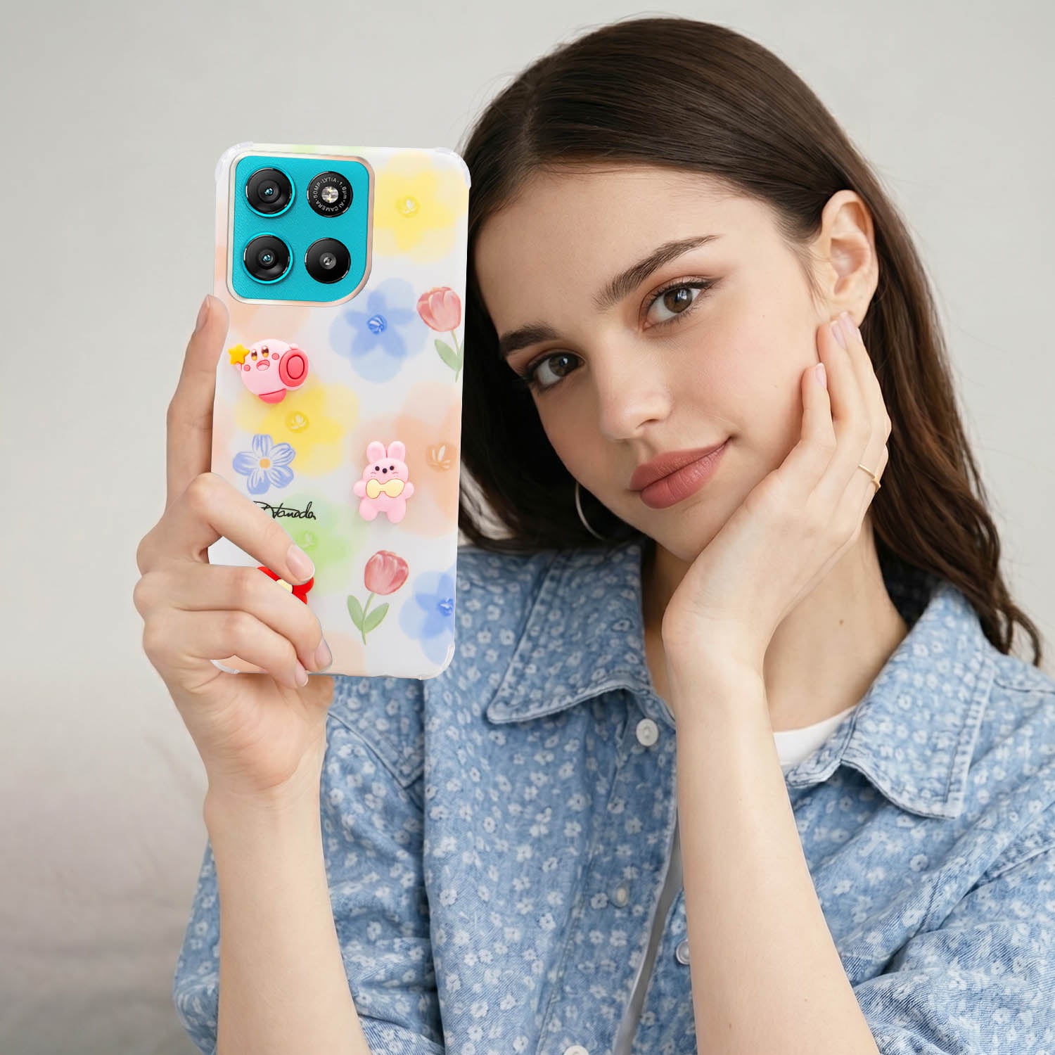 For Motorola Moto G67 Power | G57 Power Back Cover Case (3D Cute Cartoons | Hard Back Side Soft | Matte Premium Finish | HD Printing)