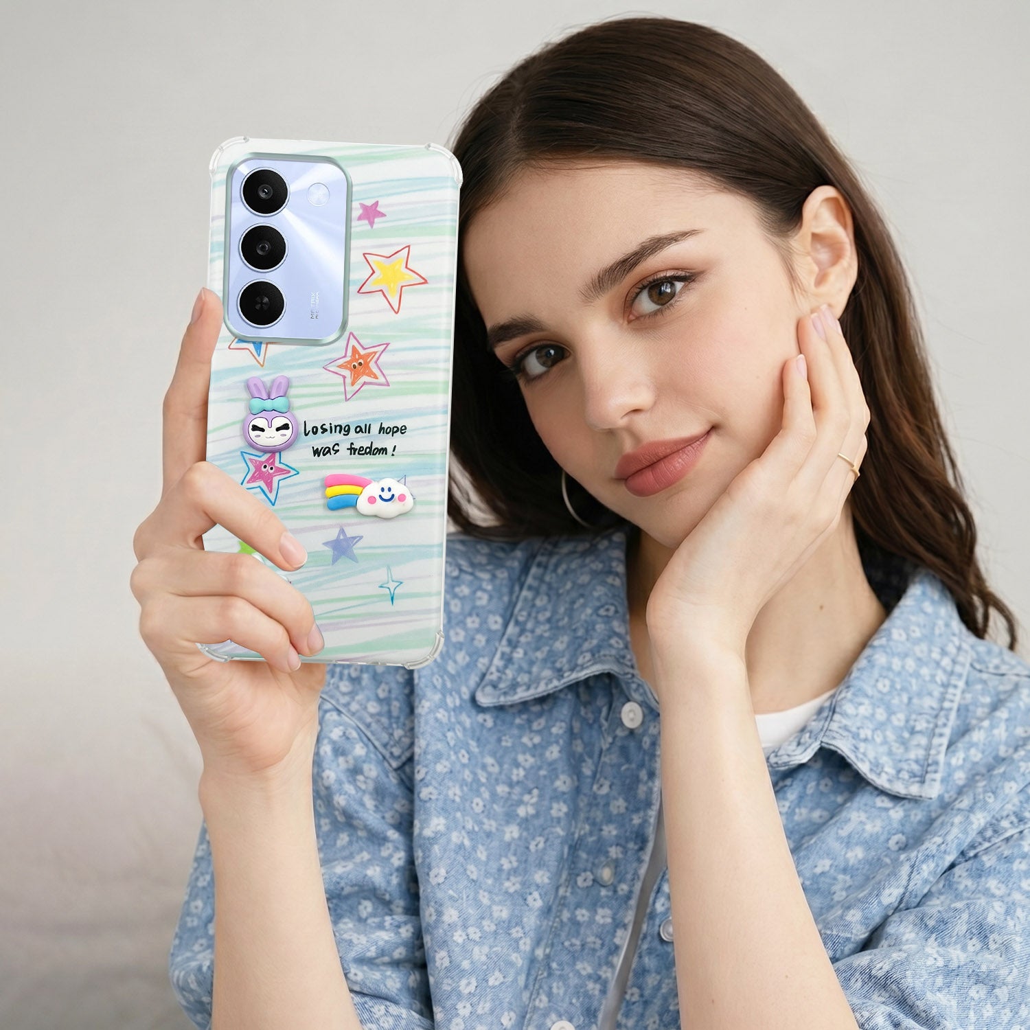 For Realme C83 5G Back Cover Case (3D Cute Cartoons | Hard Back Side Soft | Matte Premium Finish | HD Printing)