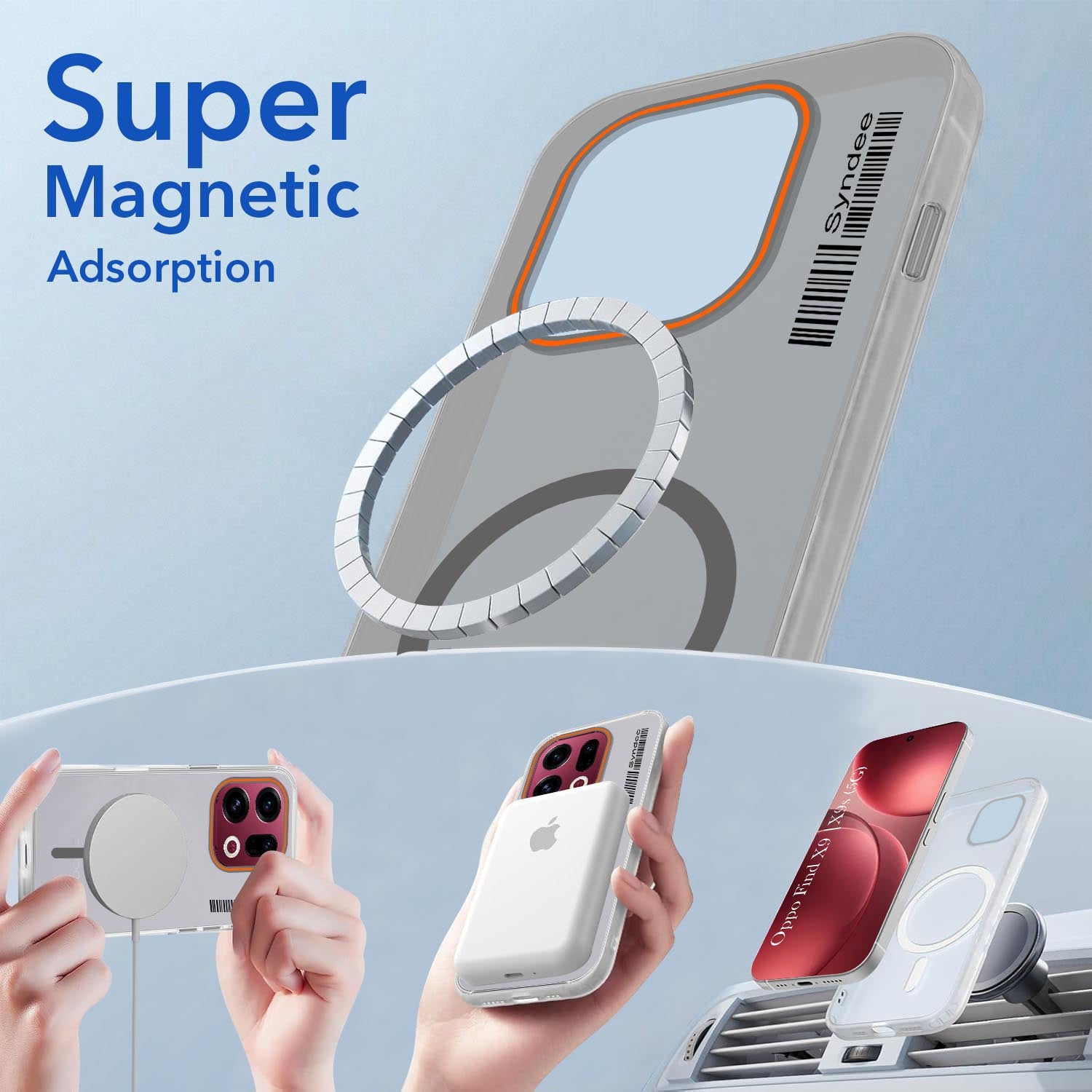For Oppo Find X9 | Oppo Find X9s Back Cover Case (Soft Touch | Camera Bump Protection | MagSafe Compatible | Matte Finish)