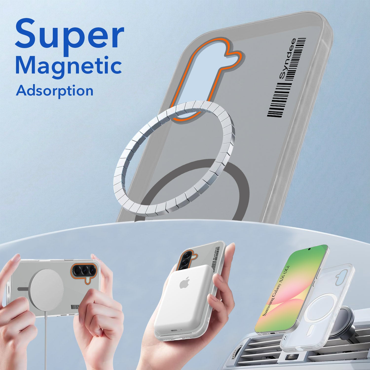 For Samsung Galaxy A56 Back Cover Case (Soft Touch | Camera Bump Protection | MagSafe Compatible | Matte Finish)