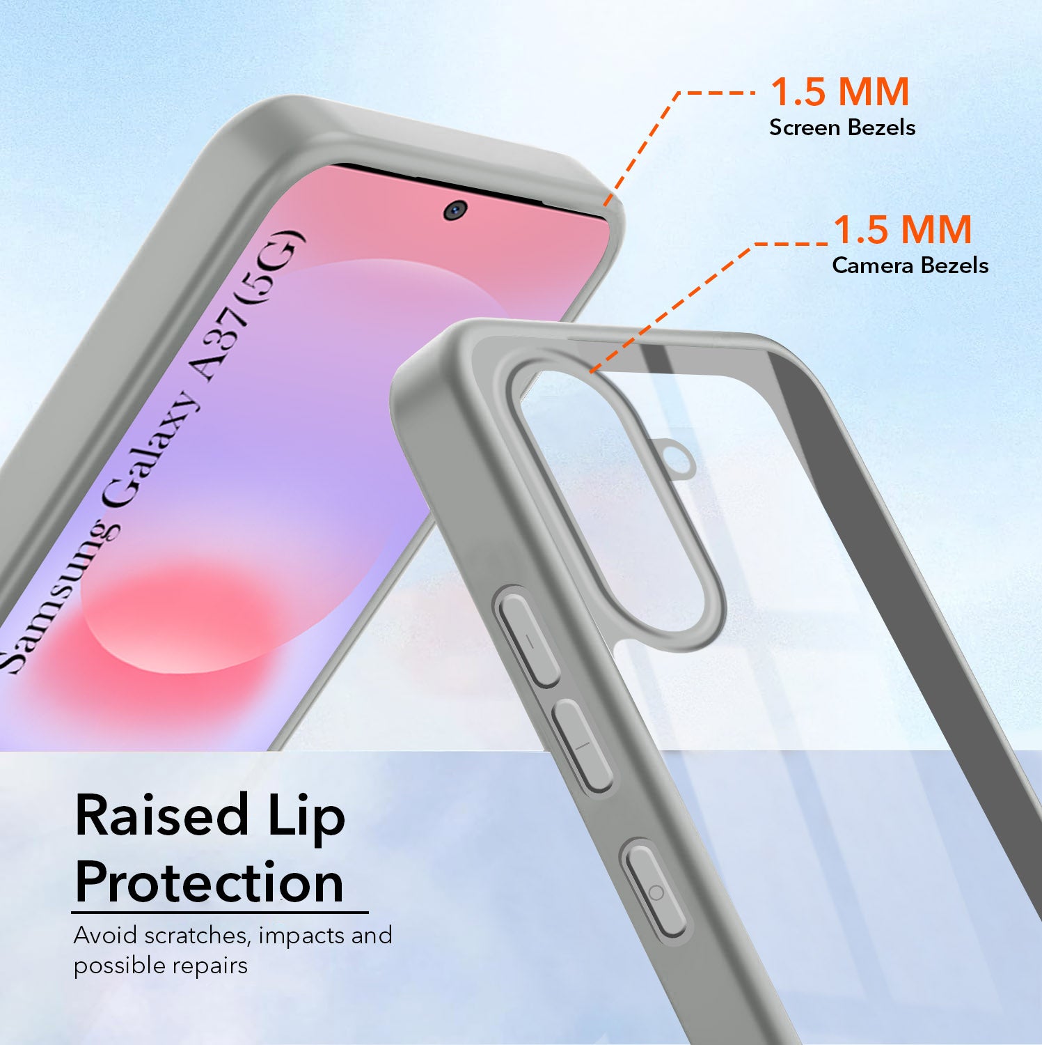 For Samsung Galaxy A37 5G Back Cover Case Ultra-Hybrid (Lifetime Anti Yellow | Anti Scratch | Crystal Clear Shockproof)
