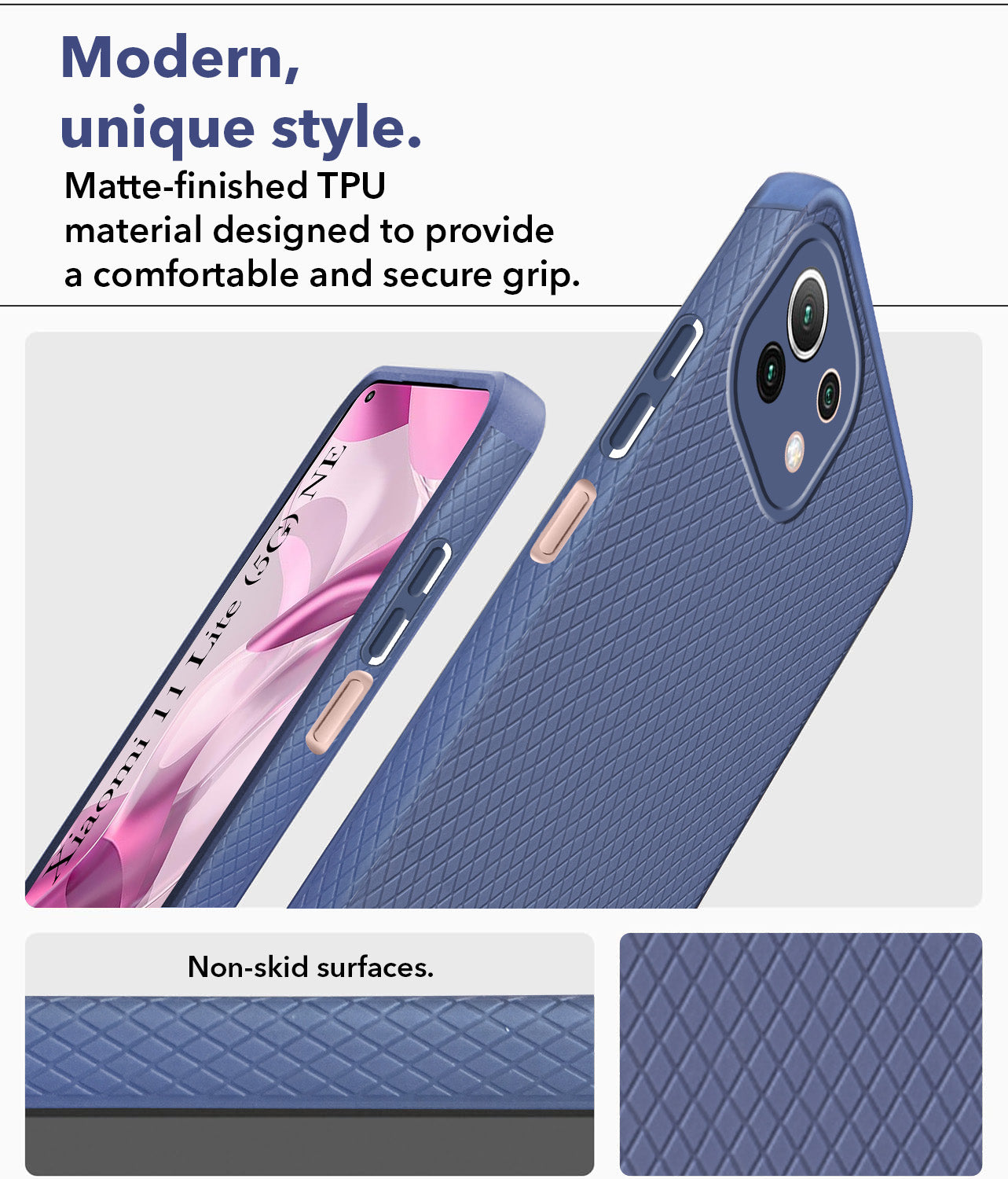 For Xiaomi 11 Lite 5G NE Back Cover ( Silicone Clear Shockproof Case with Camera Protection | Soft and Flexible | Transparent)