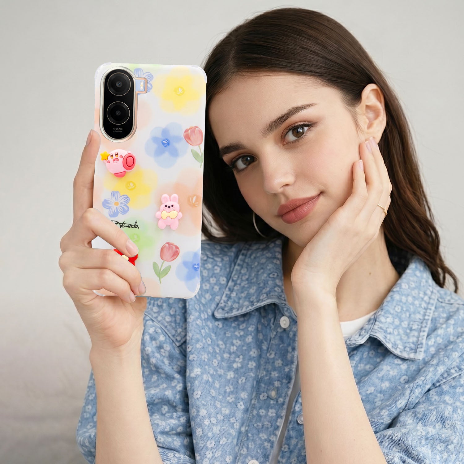 For Poco C81 5G Back Cover Case (3D Cute Cartoons | Hard Back Side Soft | Matte Premium Finish | HD Printing)