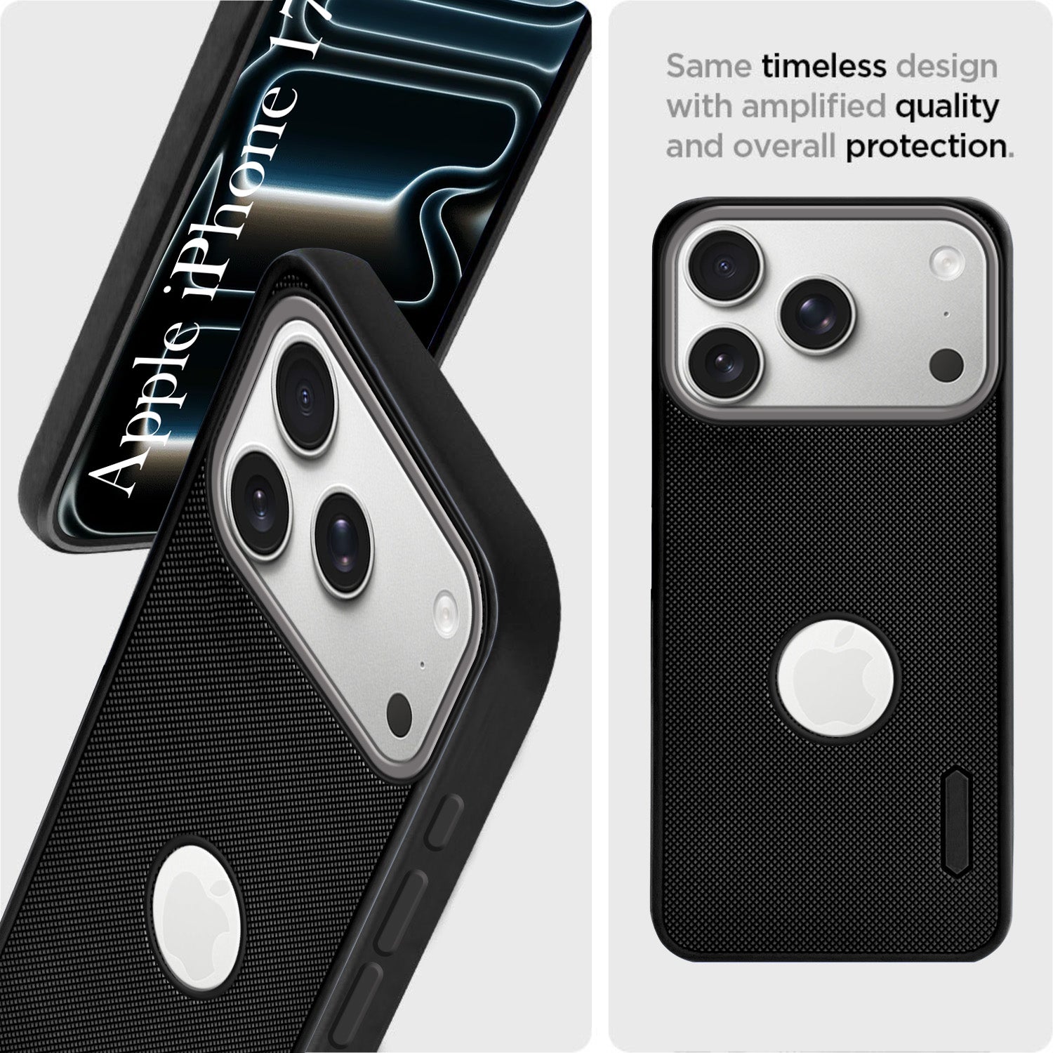 For Apple iPhone 17 Pro Back Cover Case Rubberised (Textured Grip Design | Micro-Fiber Cloth Inside | Slim and Light Weight | Soft Touch and Feel)