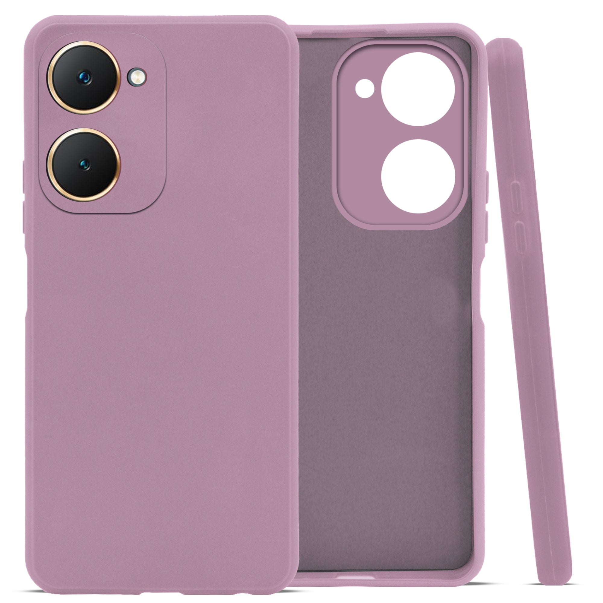 For Vivo Y28s 5G | Vivo T3 Lite 5G Back Cover ( Silicone Clear Shockproof Case with Camera Protection | Soft and Flexible | Transparent)