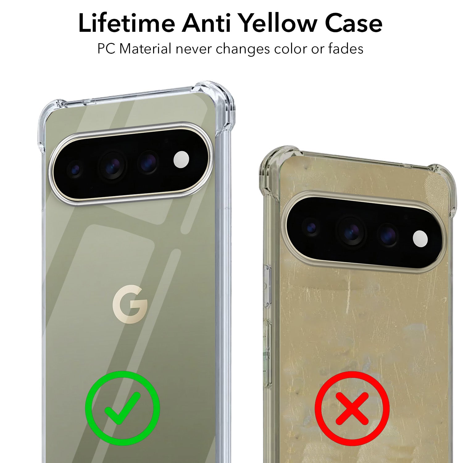 For Google Pixel 11 Pro Back Cover Shockproof Crystal-Clear (Drop & Camera Protection | Hard Polycarbonate) (Copy) (Copy)