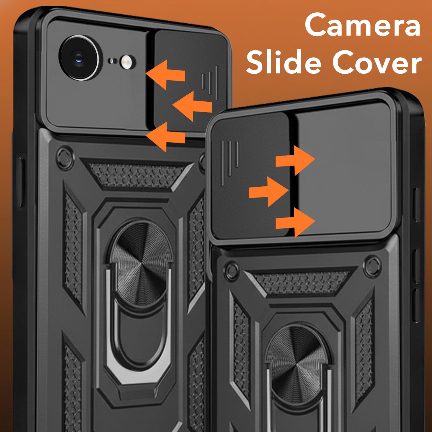 For iPhone 16e | iPhone 17e Back Cover Case (Hybrid Dual Armor Polycarbonate)