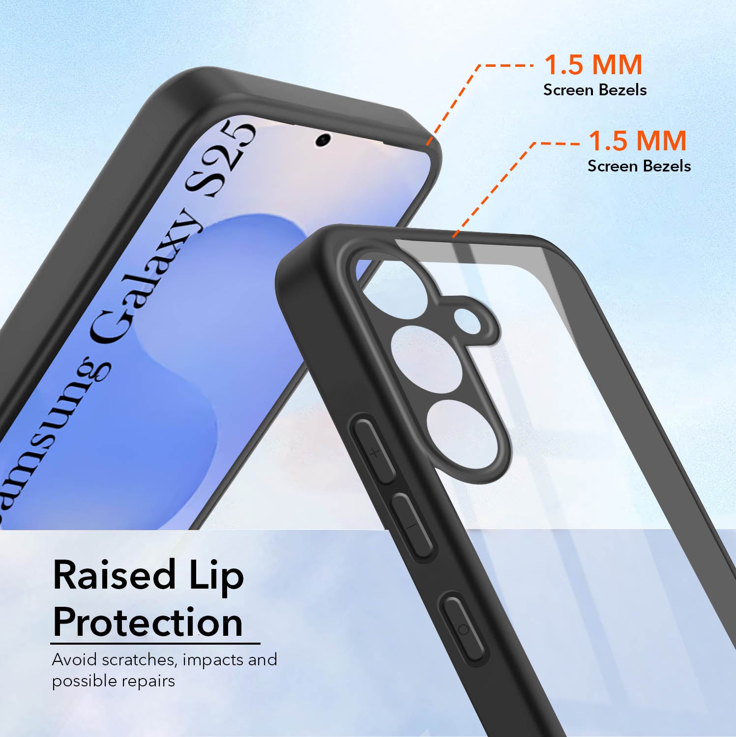 For Samsung Galaxy S25 Back Cover Case (Lifetime Anti Yellow | Anti Scratch | Crystal Clear Shockproof)