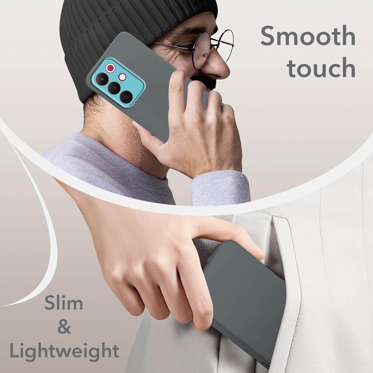 For Realme 15X Back Cover Case (Dual Colour |Full Camera Protection | Sleek and Professional)