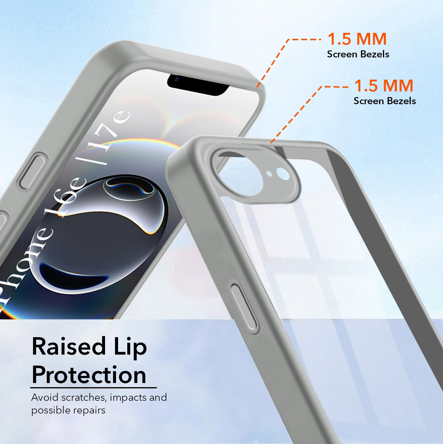 For Apple iPhone 16e | Apple iPhone 17e Back Cover Case (Lifetime Anti Yellow | Anti Scratch | Crystal Clear Shockproof) (Lifetime Anti Yellow | Anti Scratch | Crystal Clear Shockproof)