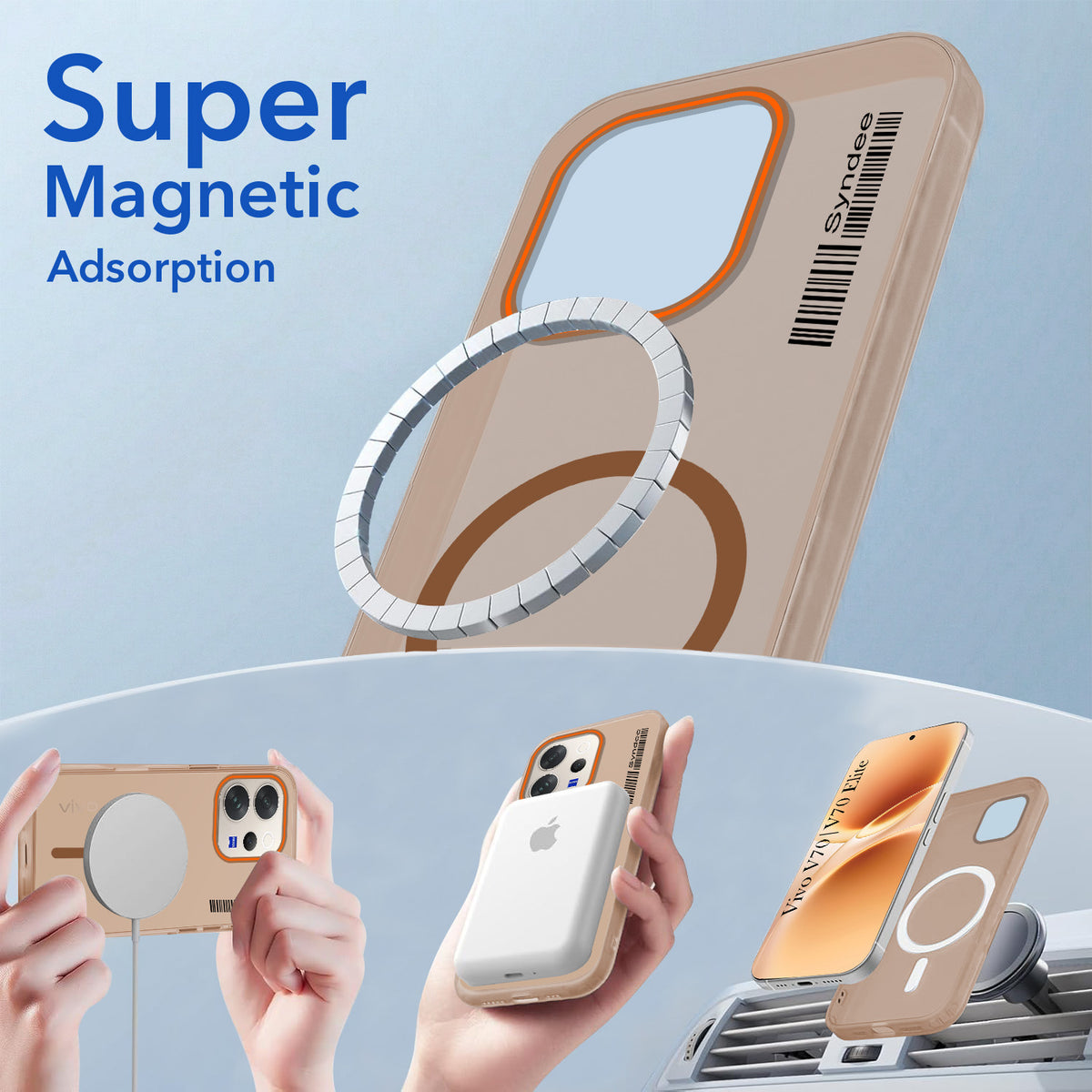 For Vivo V70 | Vivo V70 Elite 5G Back Cover Case (Soft Touch | Camera Bump Protection | MagSafe Compatible | Matte Finish)