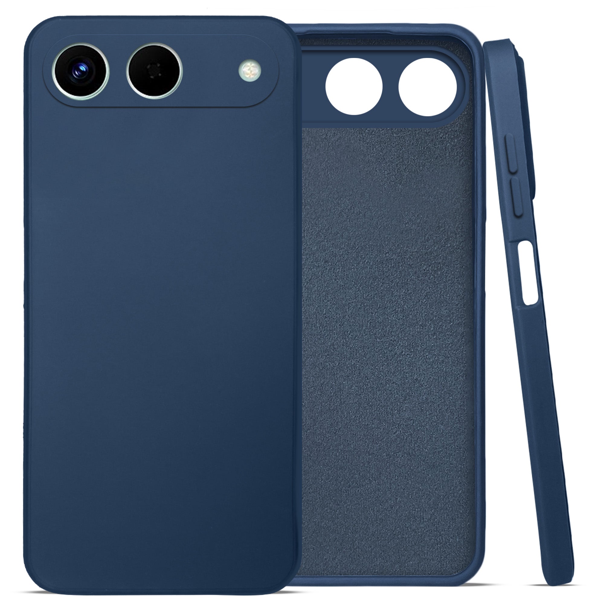 For Tecno Spark Go 5G Back Cover Case (Matte Finish Silicone with Inside Fiber cloth)
