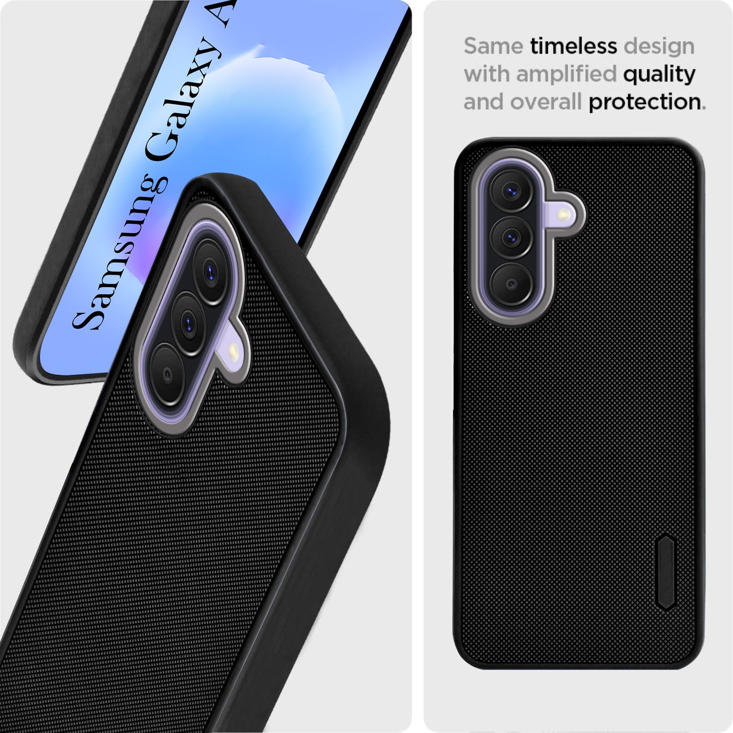 For Samsung Galaxy A57 5G Back Cover Case Rubberised (Textured Grip Design | Micro-Fiber Cloth Inside | Slim and Light Weight | Soft Touch and Feel)
