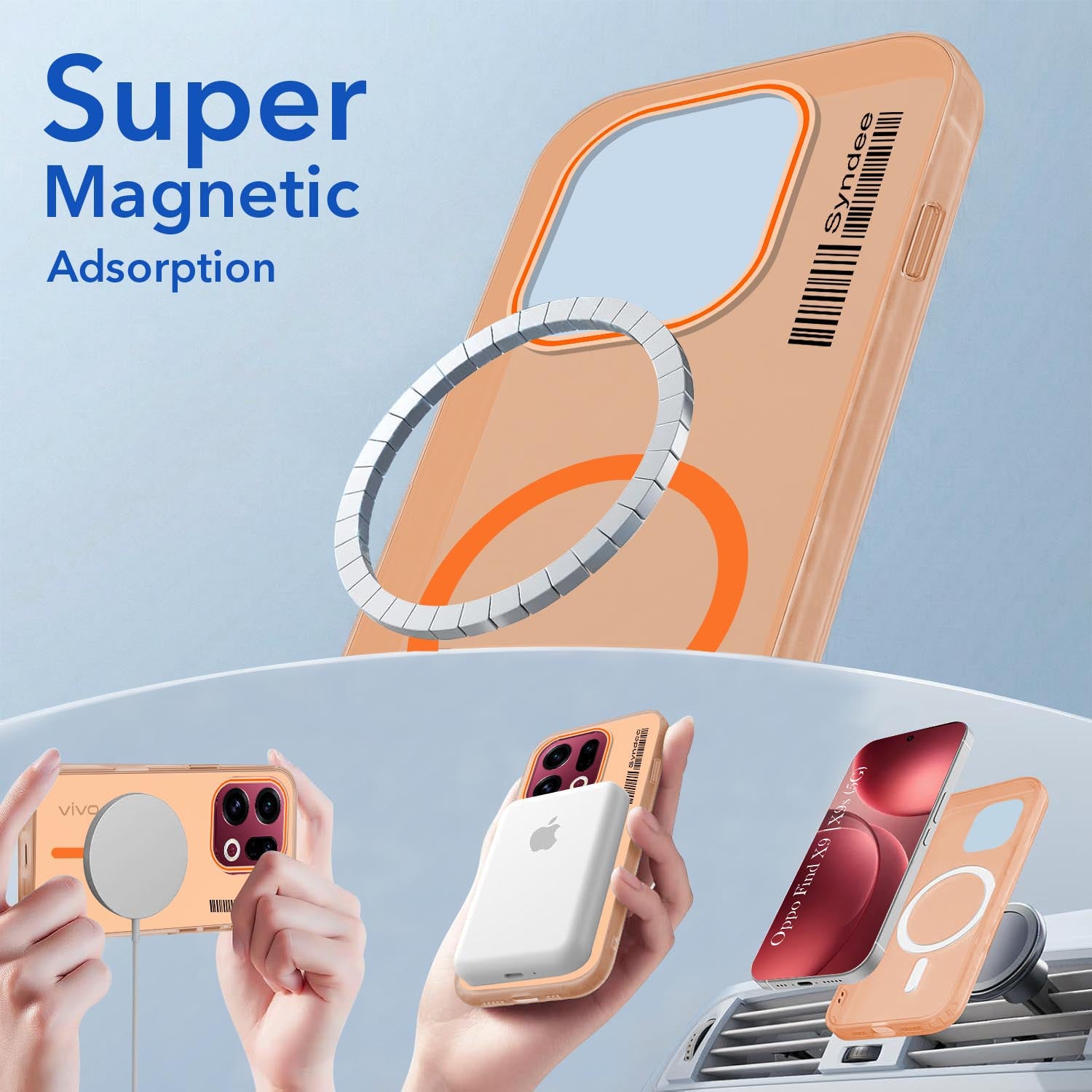 For Oppo Find X9 | Oppo Find X9s Back Cover Case (Soft Touch | Camera Bump Protection | MagSafe Compatible | Matte Finish)