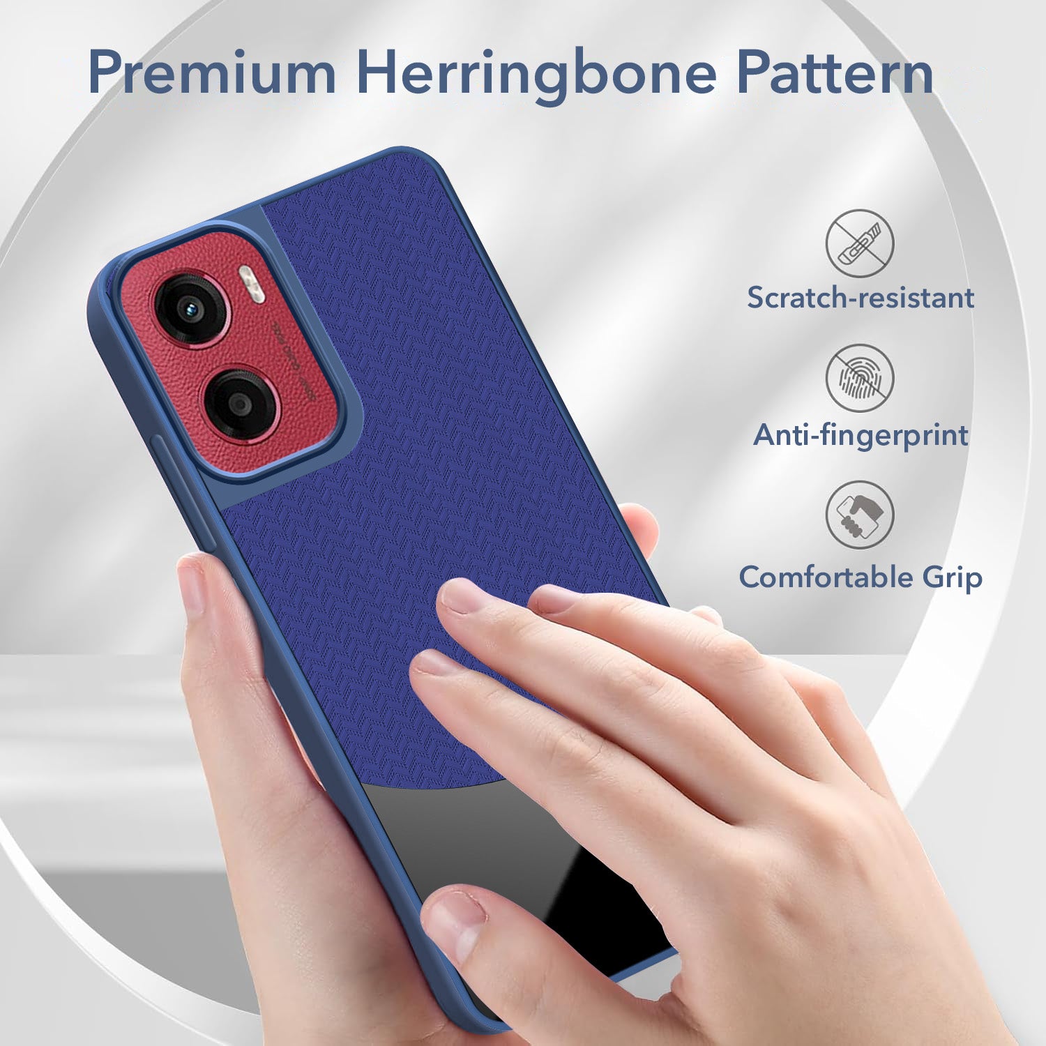 For Motorola Moto G05 Silicone Finish Back Cover Case (Premium Minimalist Professional Feel | Camera Protection Bump)