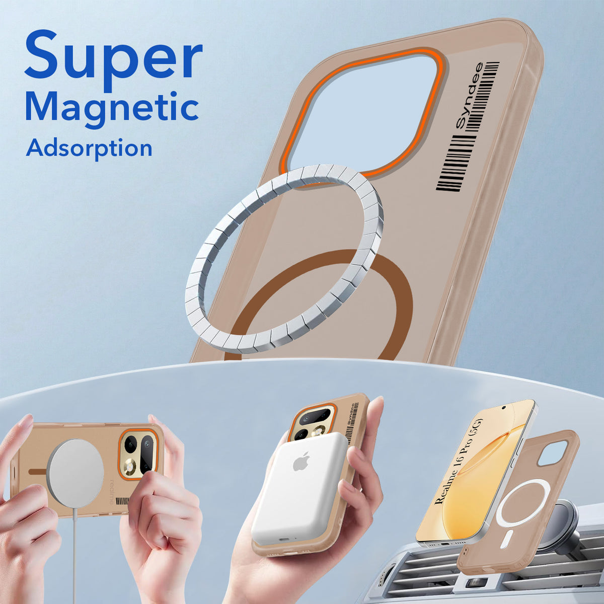 For Realme 16 Pro Back Cover Case (Soft Touch | Camera Bump Protection | MagSafe Compatible | Matte Finish)