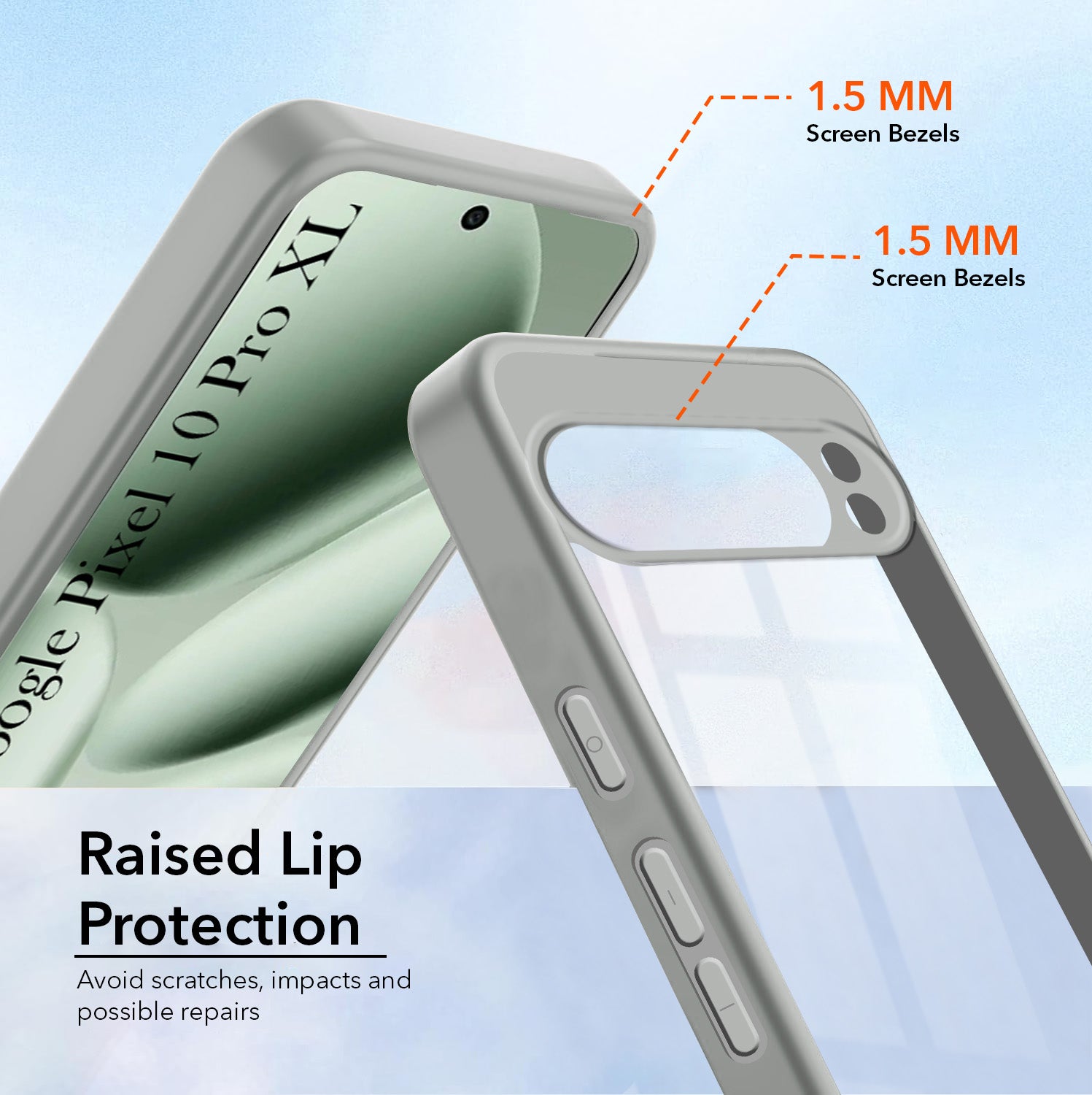 For Google Pixel 10 Pro XL Back Cover Case (Lifetime Anti Yellow | Anti Scratch | Crystal Clear Shockproof)