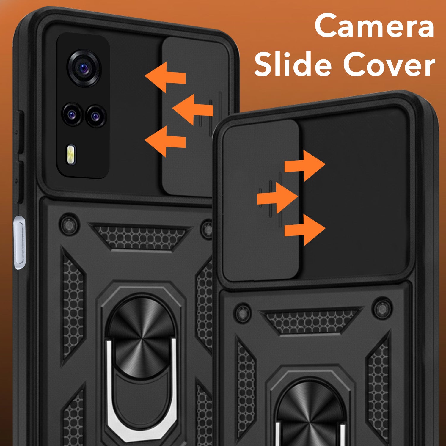 For Vivo Y53s 4G Back Cover Case (Hybrid Armor Polycarbonate)