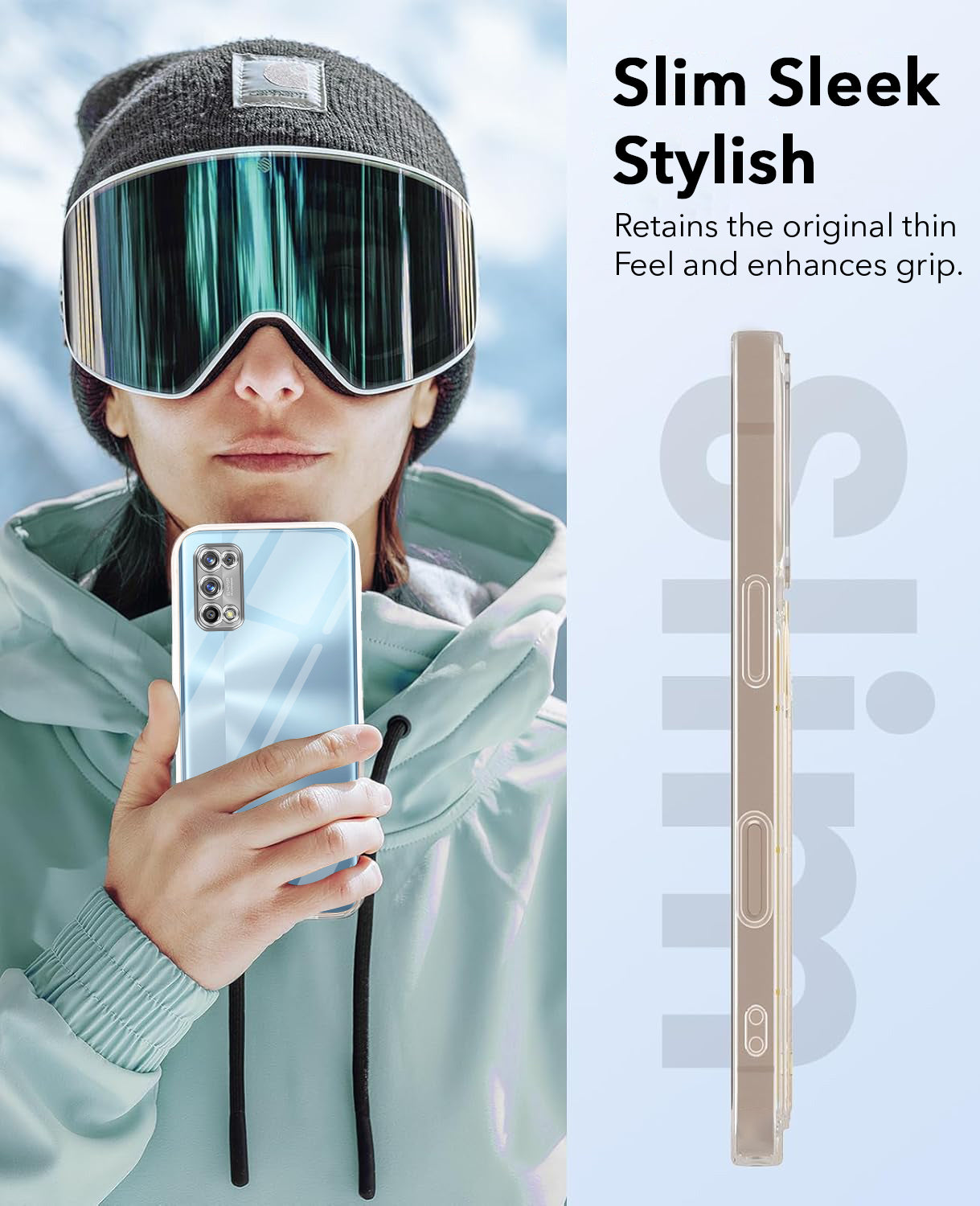 For Realme GT 7 Pro Back Cover Case Lifetime Anti-Yellow Clear (Sleek Hard Crystal | Shockproof and Camera Protection)