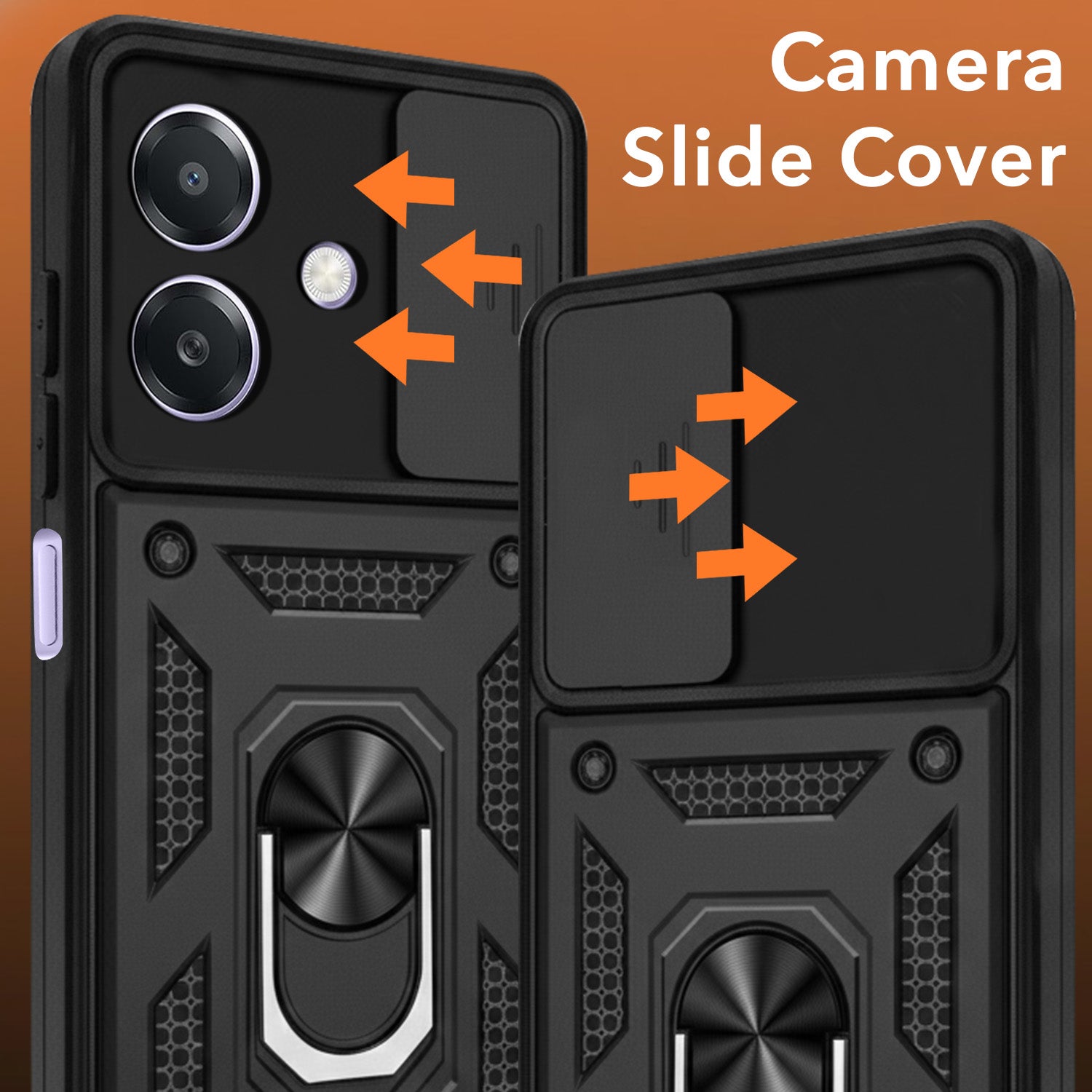 For Oppo A3X 5G | Oppo A3 5G Back Cover Case (Hybrid Dual Armor Polycarbonate)