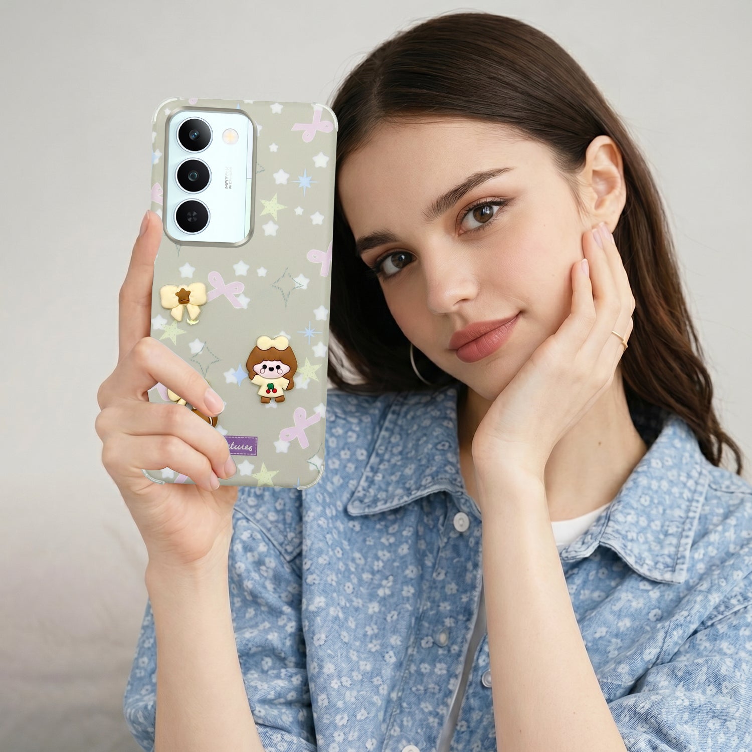 For Realme P4 Lite 5G | Realme Narzo 100 Lite 5G Back Cover Case (3D Cute Cartoons | Hard Back Side Soft | Matte Premium Finish | HD Printing)