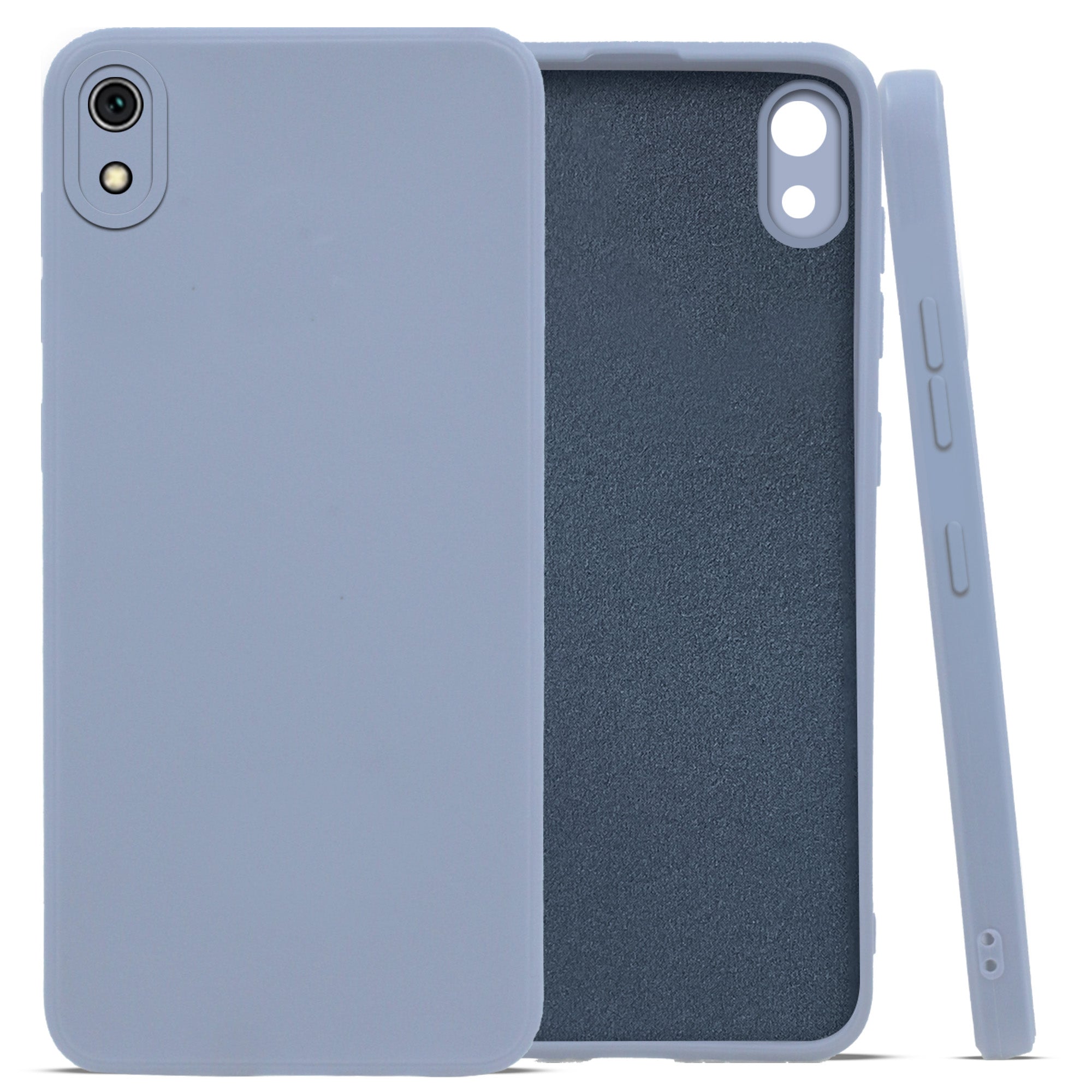 For Xiaomi Mi Redmi 7A Back Cover Case ( Matte Finish Silicone with Inside Fiber cloth)