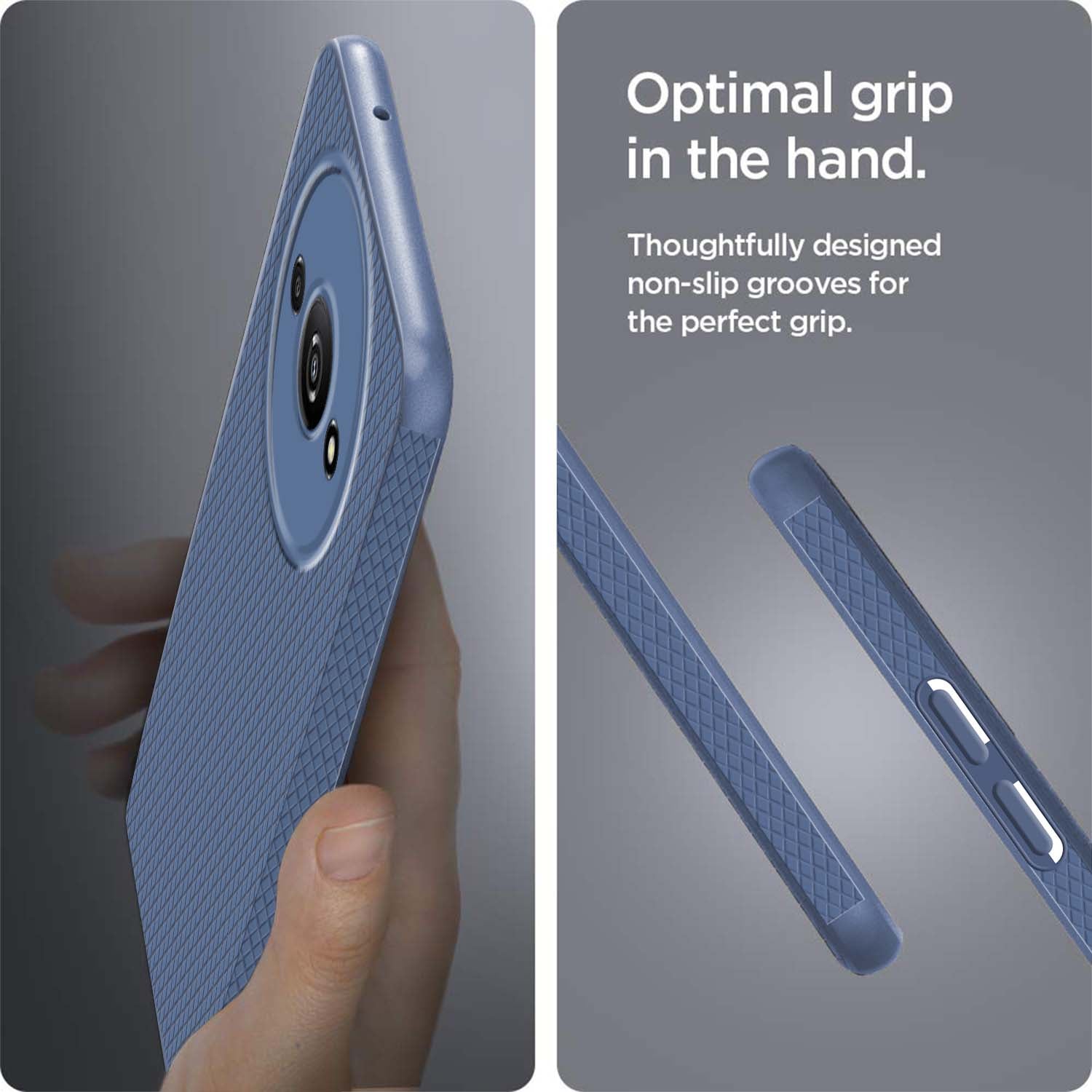 For Xiaomi Poco C61 Back Cover Case (Liquid Silicone | Side Grip | Camera Protection)