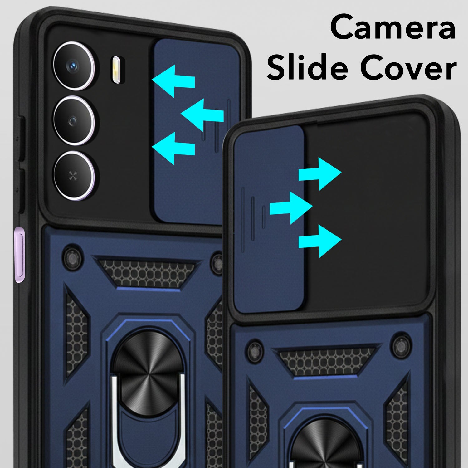 For Realme Narzo 80 Lite 5G Back Cover Case (Hybrid Dual Armor Polycarbonate)