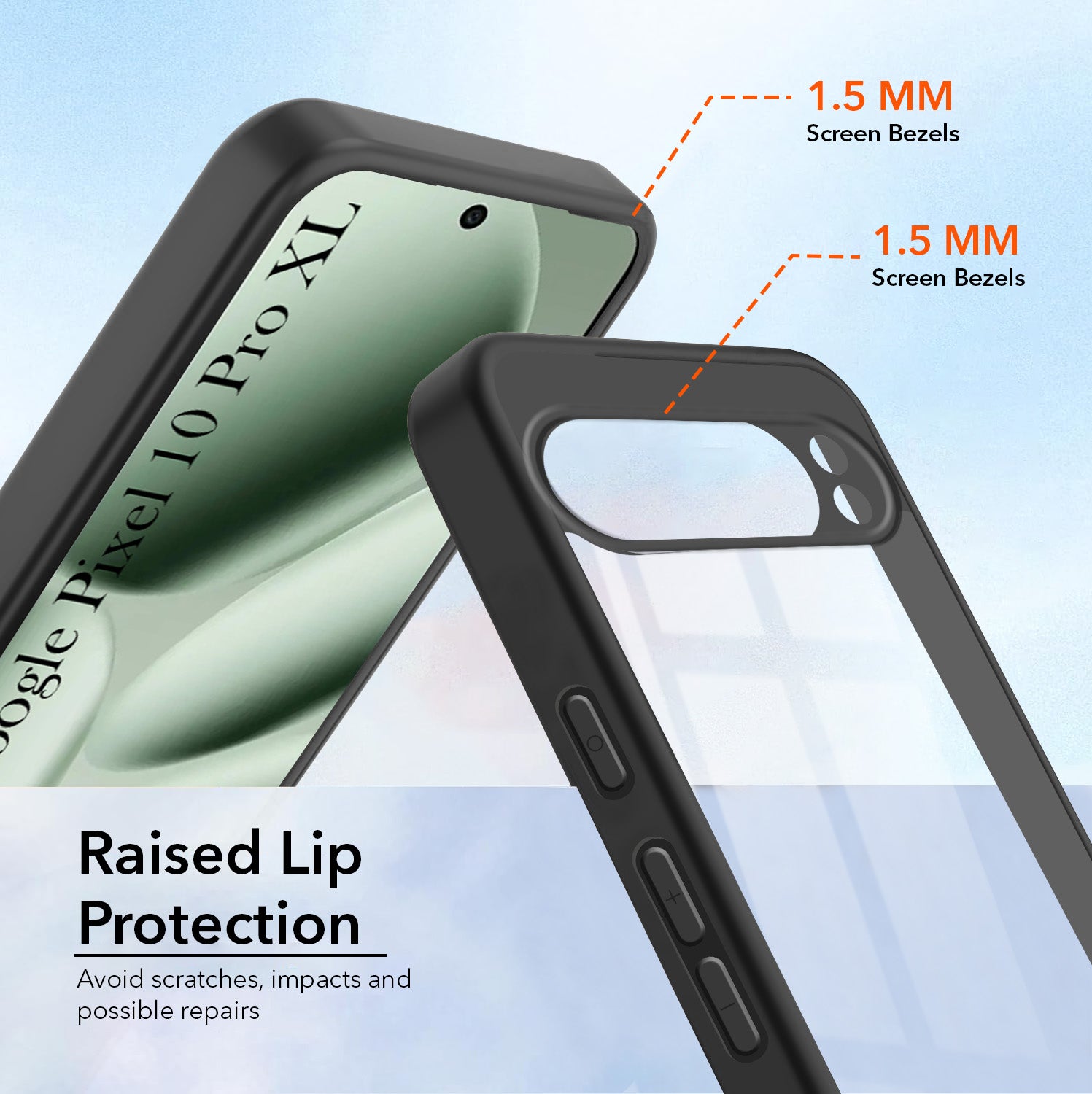 For Google Pixel 10 Pro XL Back Cover Case (Lifetime Anti Yellow | Anti Scratch | Crystal Clear Shockproof)